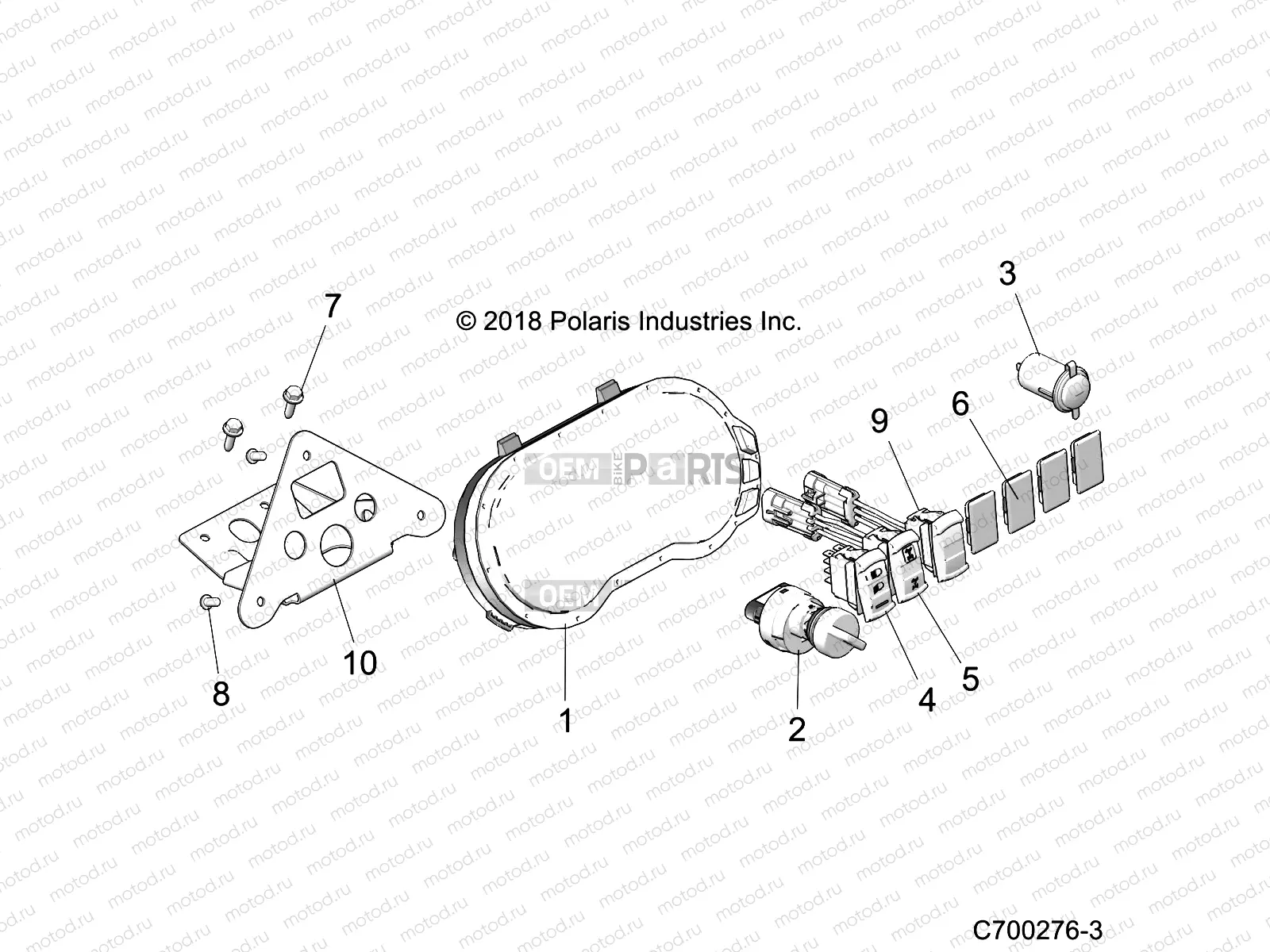 ELECTRICAL | ELECTRICAL, DASH INSTRUMENTS AND CONTROLS - Z22N4M99AR (C700276-3)