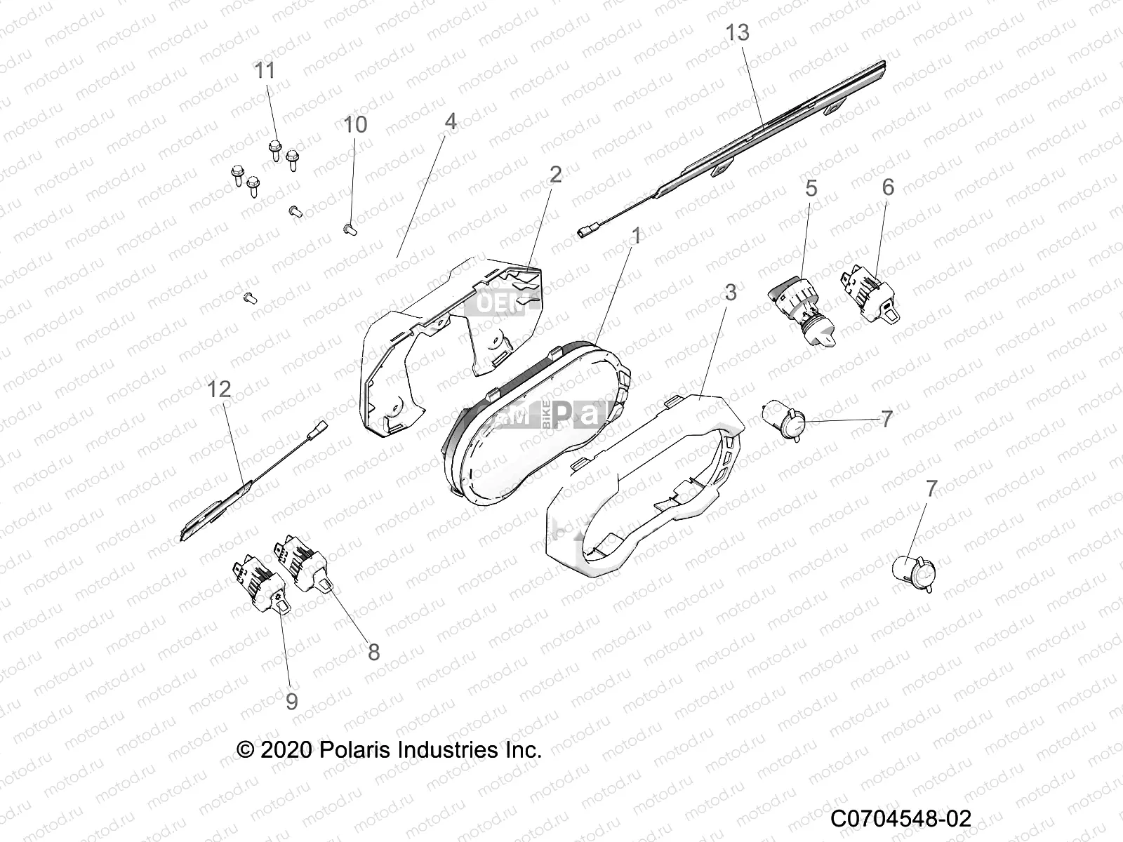 ELECTRICAL | ELECTRICAL, DASH INSTRUMENTS AND CONTROLS -  Z22RML2KAL/AP/BK/BL/BP/BT  (C703064)