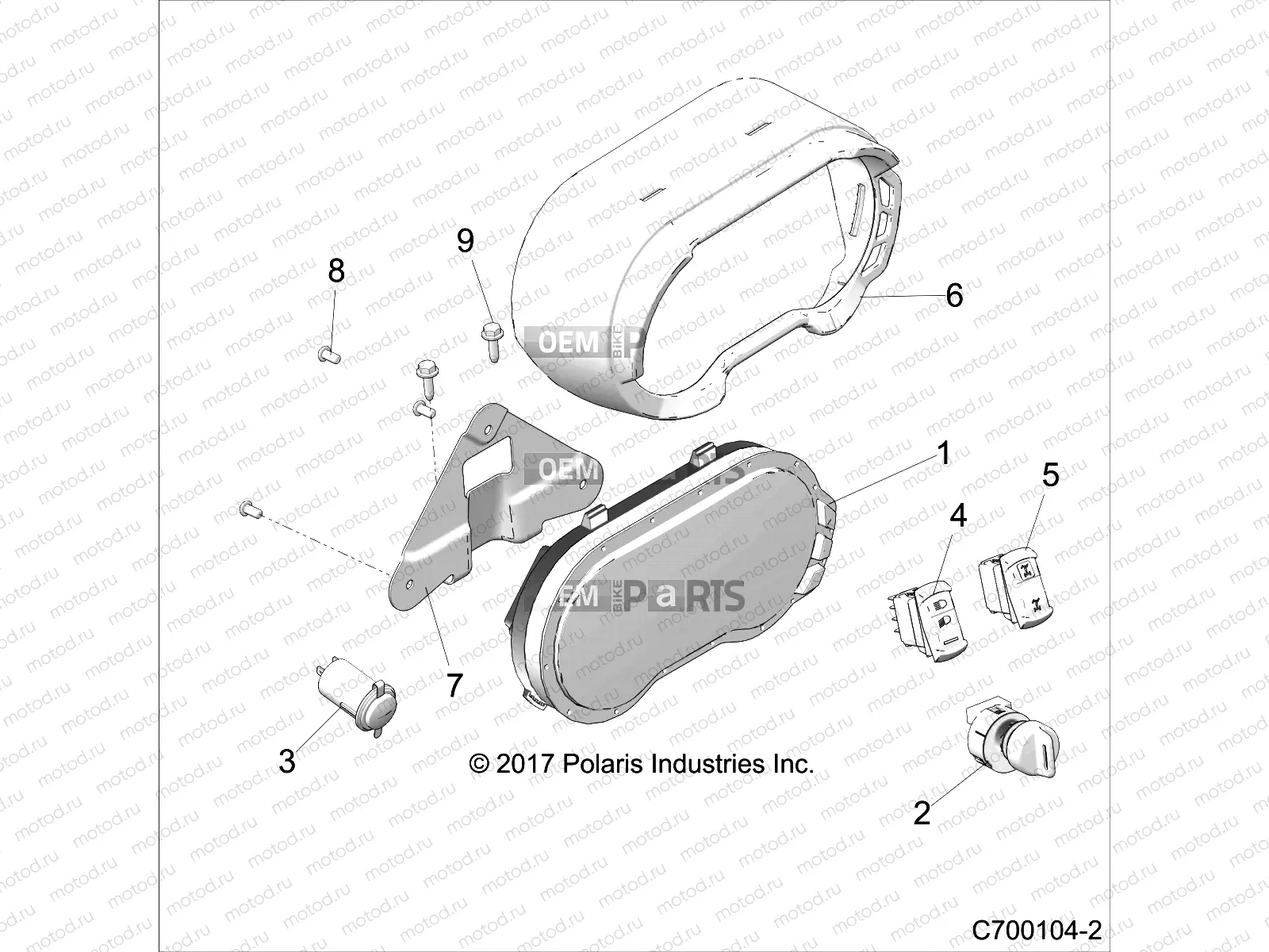 ELECTRICAL | ELECTRICAL, DASH INSTRUMENTS AND CONTROLS - Z22S1E99AL/BL (C700104-2)