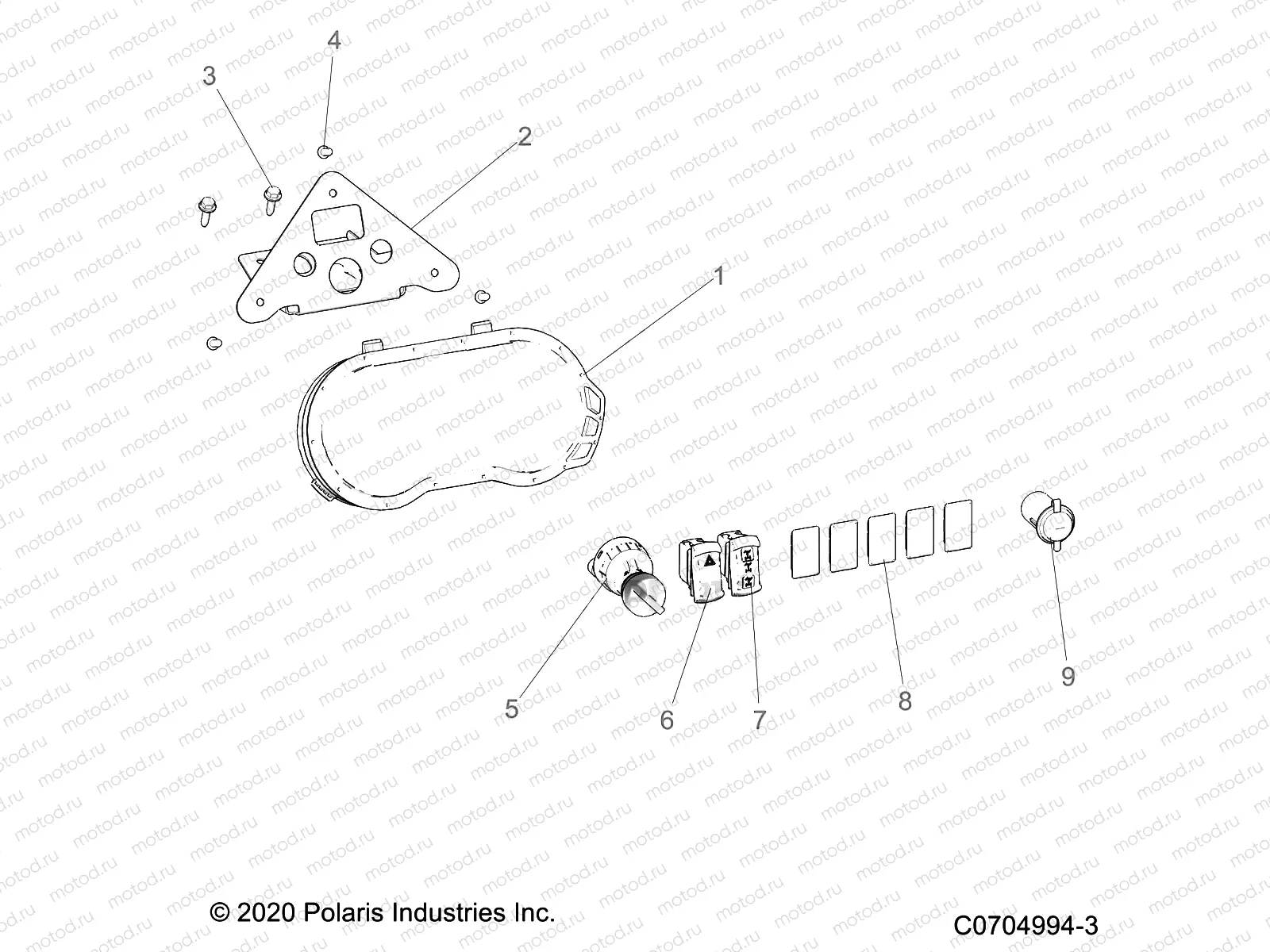 ELECTRICAL | ELECTRICAL, DASH INSTRUMENTS AND CONTROLS - Z23ASE99F4/S99C4/F4 (C0704994-3)