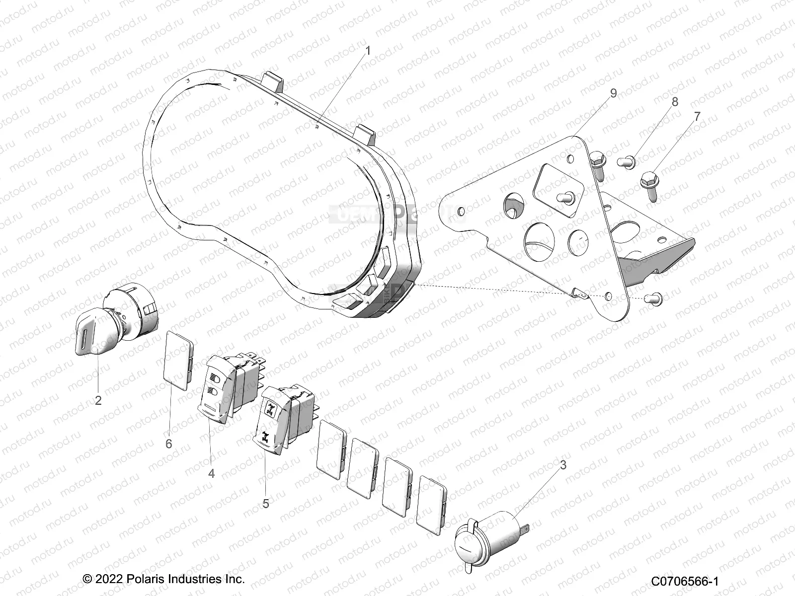 ELECTRICAL | ELECTRICAL, DASH INSTRUMENTS AND CONTROLS - Z23NAV99A/99B (C0706566-1)