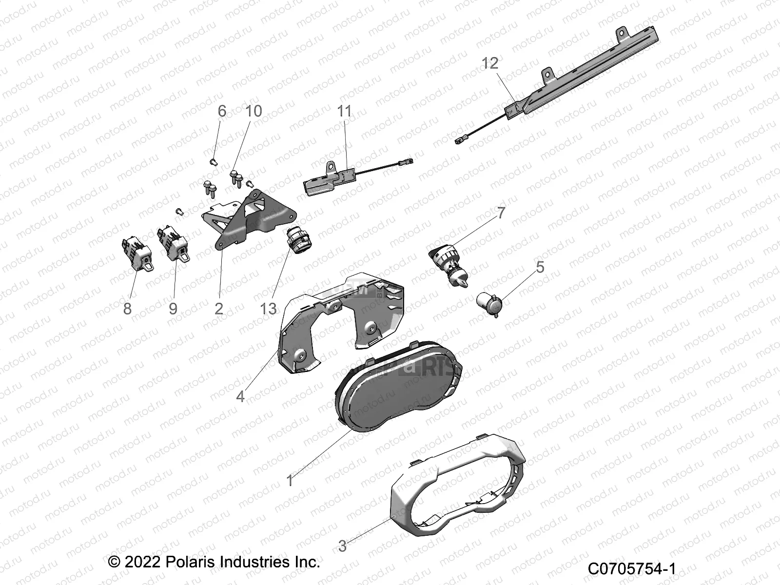 ELECTRICAL | ELECTRICAL, DASH INSTRUMENTS AND CONTROLS - Z23R4B92AK/BK (C0705754-1)