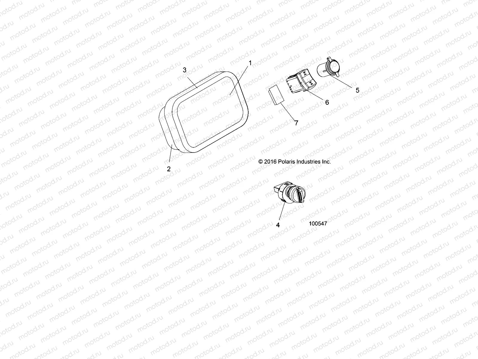 ELECTRICAL | ELECTRICAL, DASH INSTRUMENTS AND SWITCHES - A17DAA57A5 (100547)