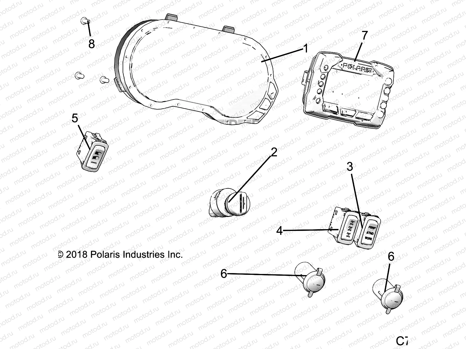 ELECTRICAL | ELECTRICAL, DASH INSTRUMENTS - R18RRE99A9/AX/AM/AS/A1/B9/BX/BM/BS/B1 (C700278)