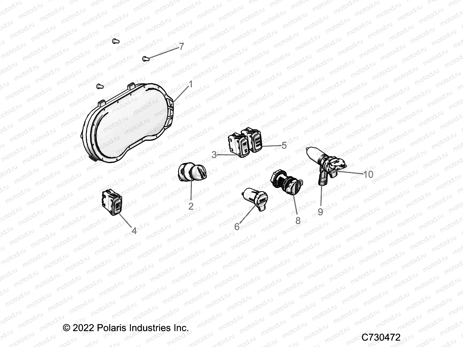 ELECTRICAL | ELECTRICAL, DASH INSTRUMENTS - R23RRE99AJ/BJ/AK/BK/AX/BX/A9/B9 (C730472)