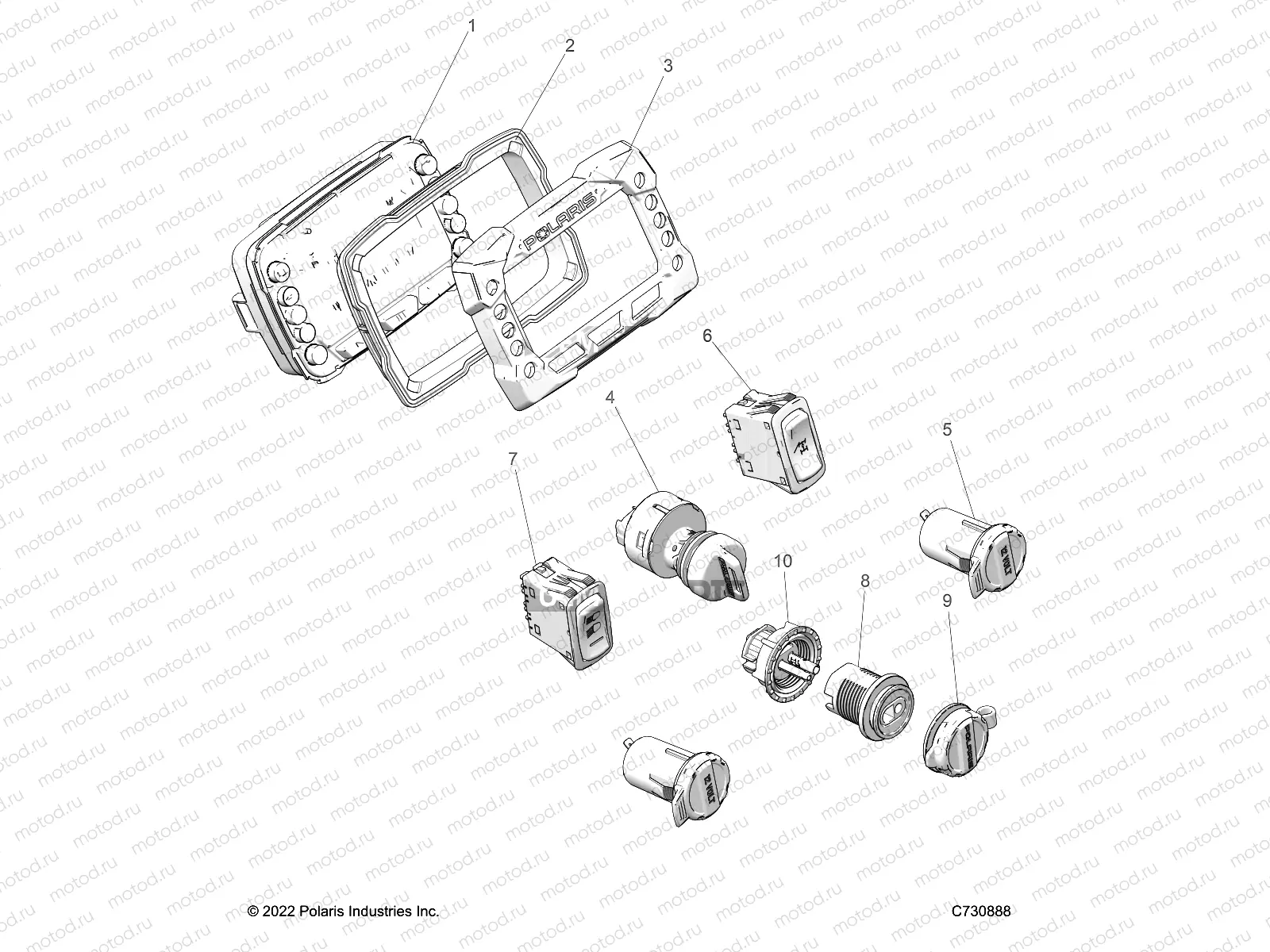 ELECTRICAL | ELECTRICAL, DASH INSTRUMENTS - R23TAE99AD/BD/AP/BP (C701146)