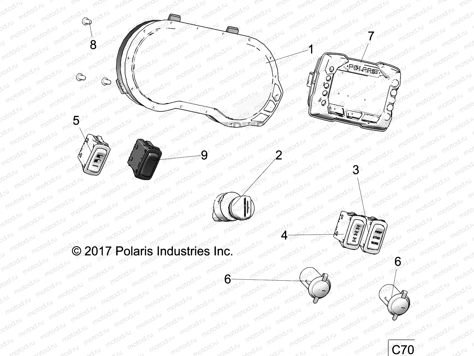 ELECTRICAL | ELECTRICAL, DASH INSTUMENTS - R18RRE99NS (C700137)