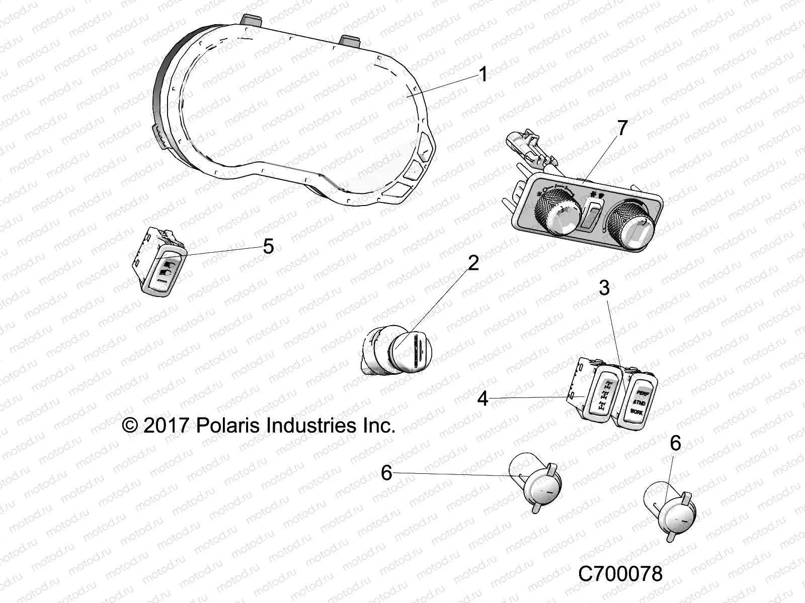 ELECTRICAL | ELECTRICAL, DASH INSTUMENTS - R18RRU99AS/BS (C700078)