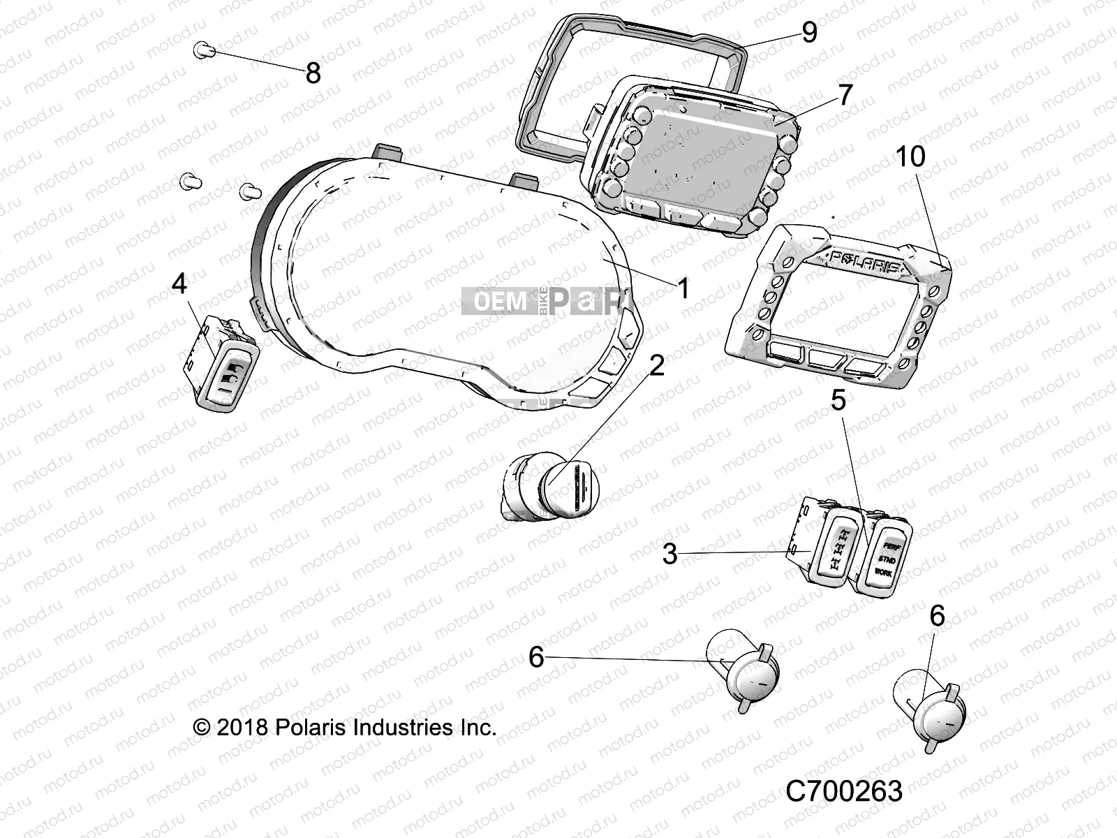 ELECTRICAL | ELECTRICAL, DASH INSTUMENTS - R19RRE99AV/BV/A1/B1/A9/B9/AP/BP/AJ/BJ/AD/BD (C700263)