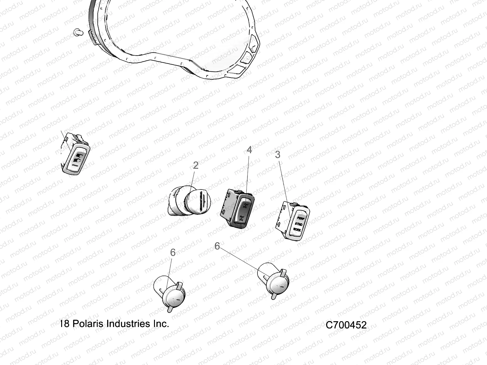 ELECTRICAL | ELECTRICAL, DASH INSTUMENTS - R19RSB99A9/B9 (C700452)