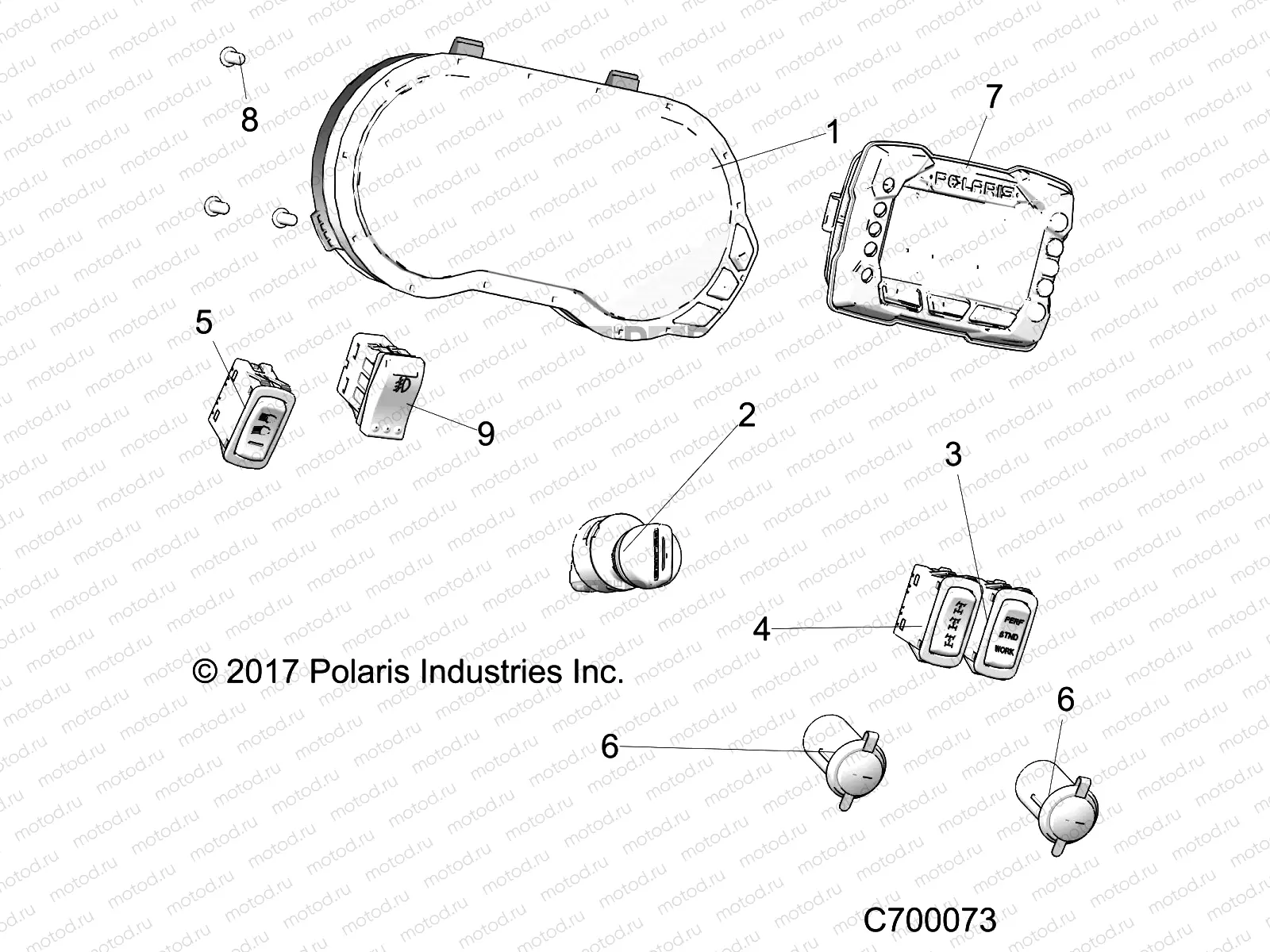 ELECTRICAL | ELECTRICAL, DASH INSTUMENTS - R19RSE99AS/A1/A9/AD/AV/B1/B9/BS/BD/BV (C700073)