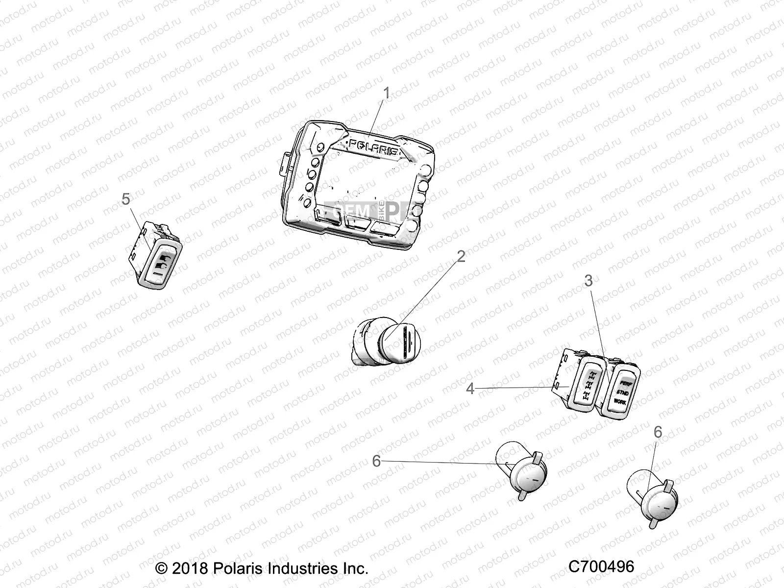 ELECTRICAL | ELECTRICAL, DASH INSTUMENTS - R19RSE99N1 (C700496)