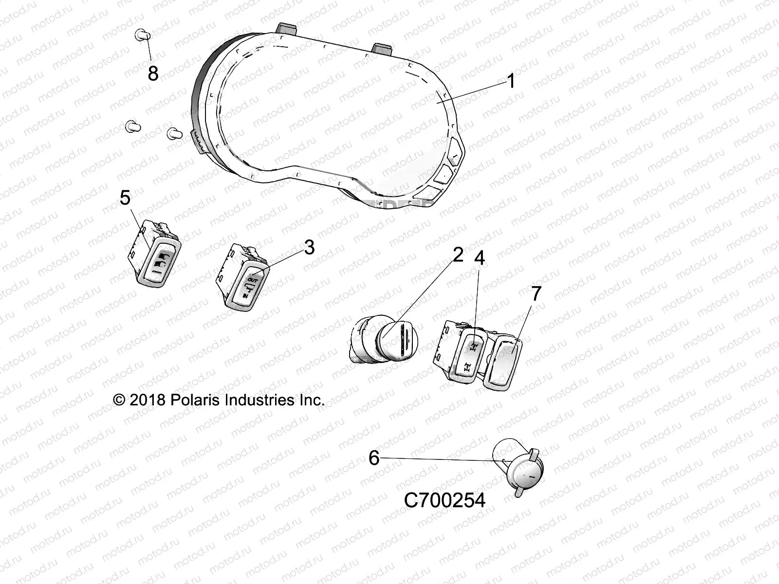 ELECTRICAL | ELECTRICAL, DASH INSTUMENTS - R19RSM99AL (C700254)