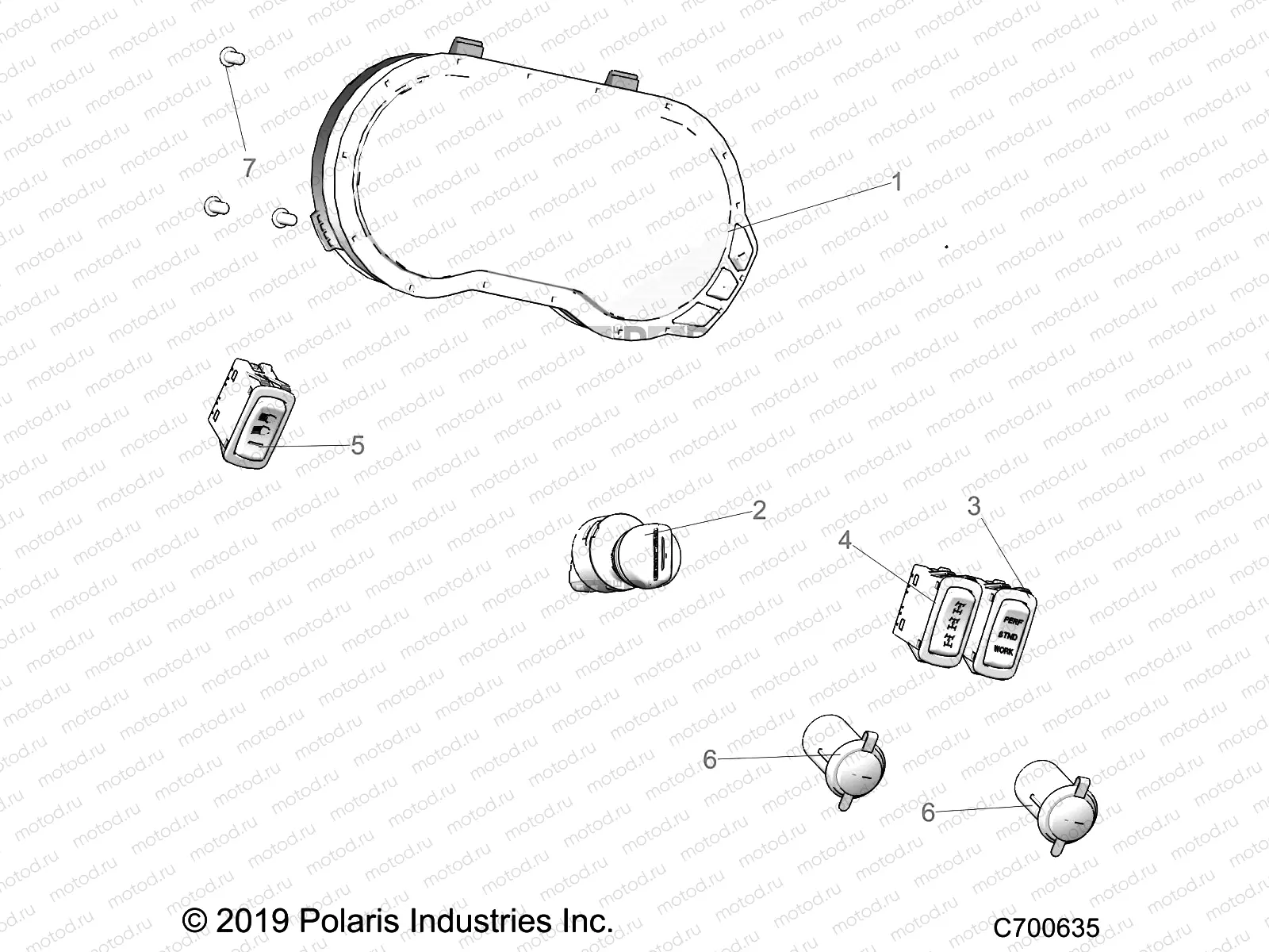 ELECTRICAL | ELECTRICAL, DASH INSTUMENTS - R20RSE99A9 (C700635)