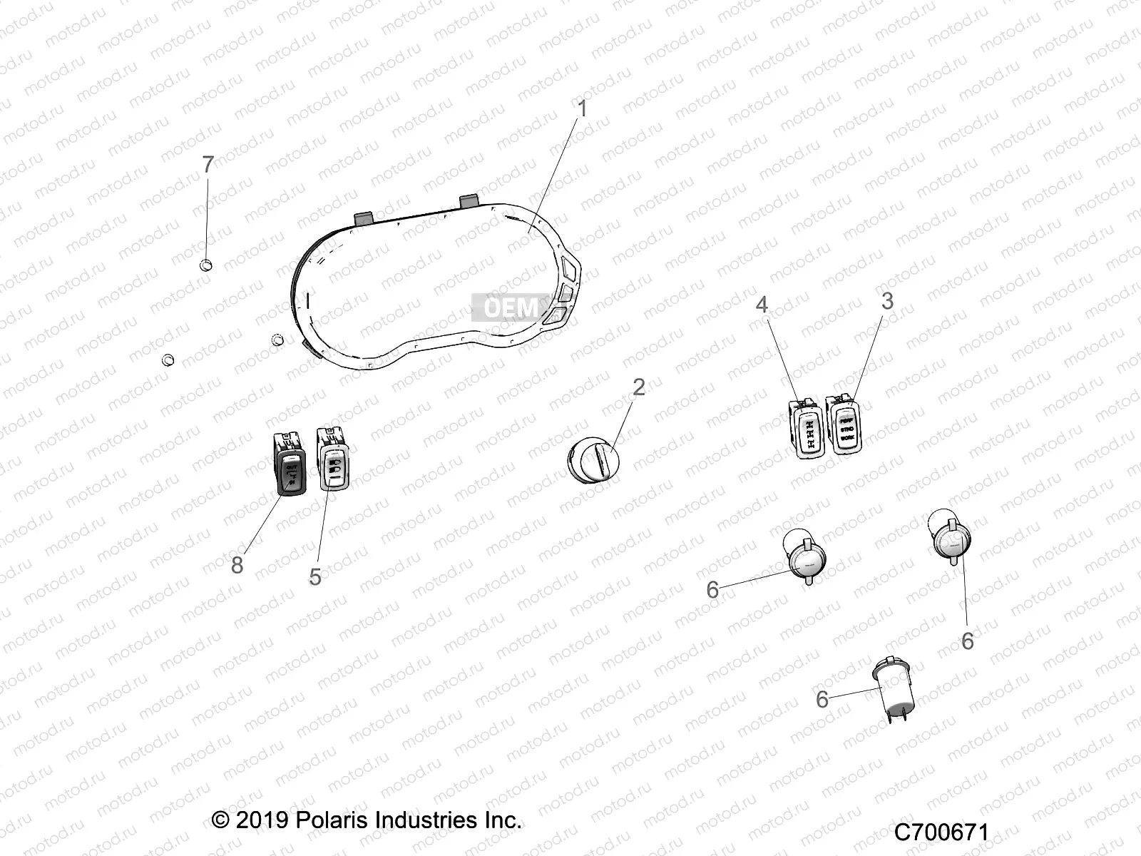 ELECTRICAL | ELECTRICAL, DASH INSTUMENTS - R20RSF99AV/BV (C700671)