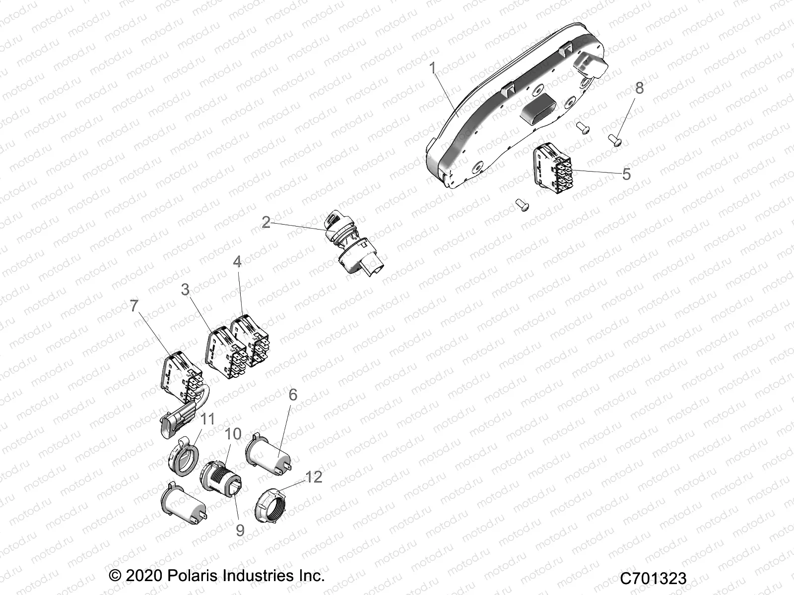 ELECTRICAL | ELECTRICAL, DASH INSTUMENTS - R21RRE99DP (C701323)