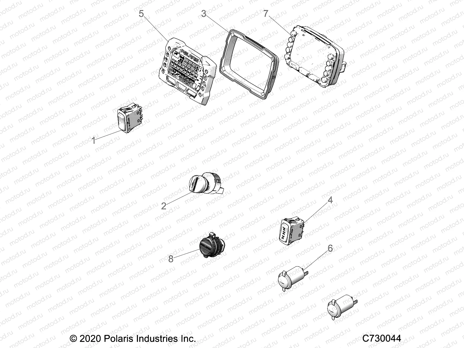 ELECTRICAL | ELECTRICAL, DASH INSTUMENTS - R21RRE99JA  (C730044)
