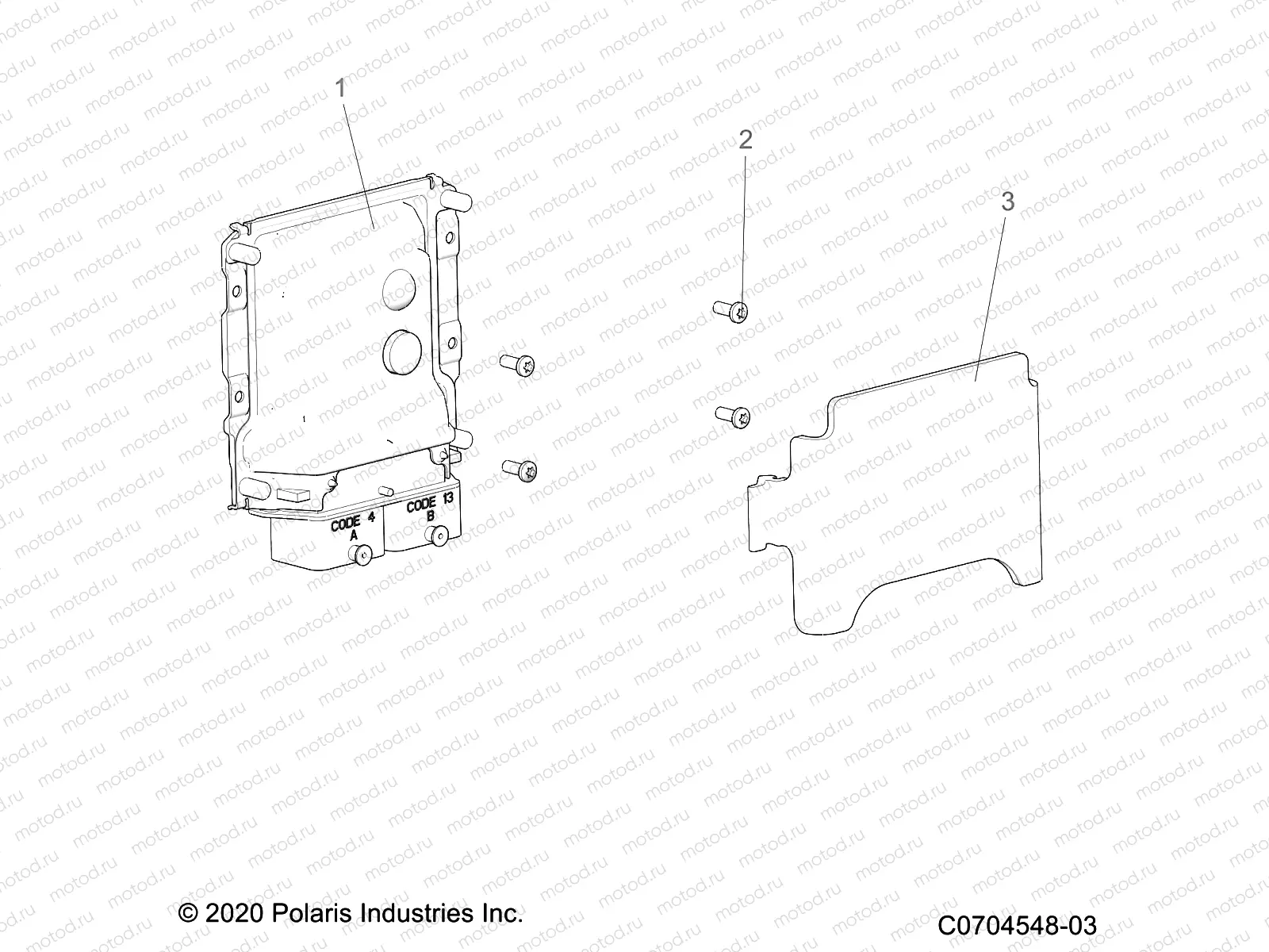 ELECTRICAL | ELECTRICAL, ECU AND RELATED - Z22RME2KAG/BG/K2KAN/BN RZR 2000G4 (C0704548-03)