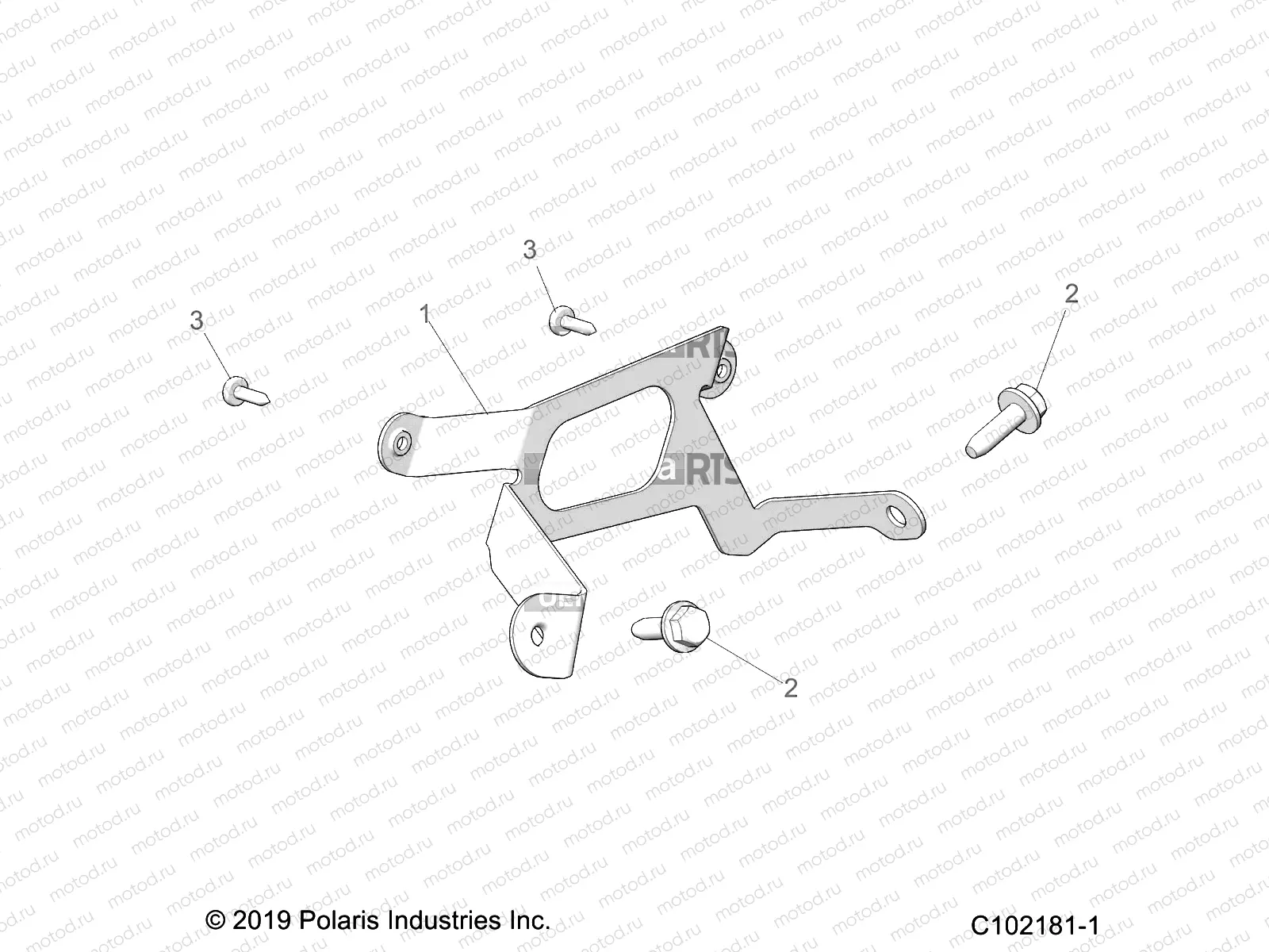 ELECTRICAL | ELECTRICAL, ECU BRACKET - A22SLE95KJ (C102181-1)