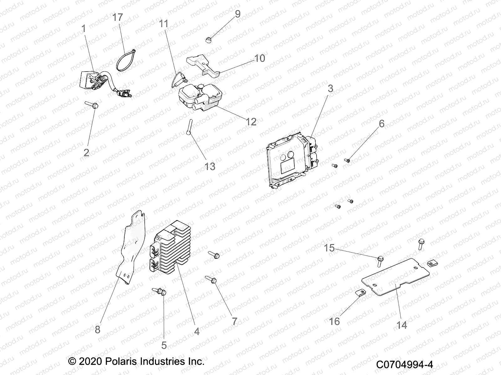 ELECTRICAL | ELECTRICAL, ECU, REG, ETC. - Z21ASE99F5/S99C5 (C0704994-4)