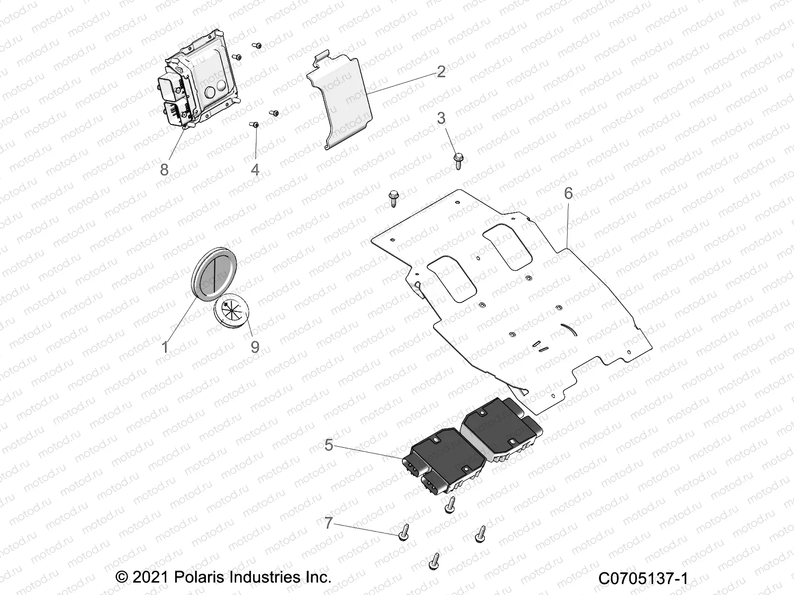 ELECTRICAL | ELECTRICAL, ECU, REGULATOR, ETC. - Z21R4E92AG/AS/BG/BS (C0705137-1)