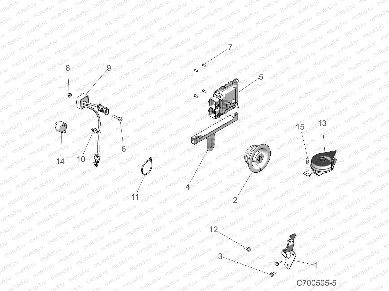 ELECTRICAL | ELECTRICAL, ECU, RELAY, COIL - D19BEPD4B4 (C700505-5)