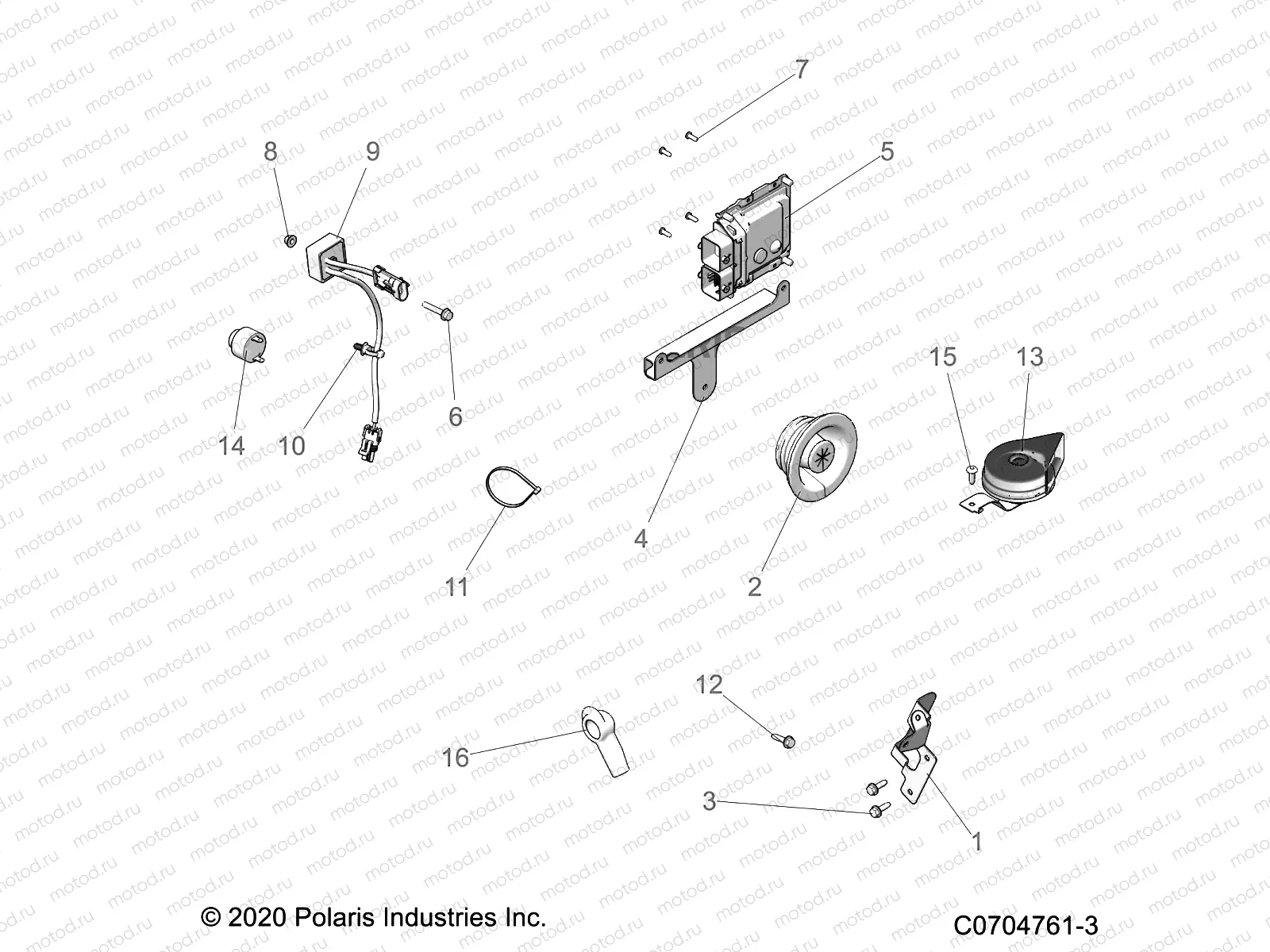 ELECTRICAL | ELECTRICAL, ECU, RELAY, COIL - D21BBPD4B4 (C0704761-3)