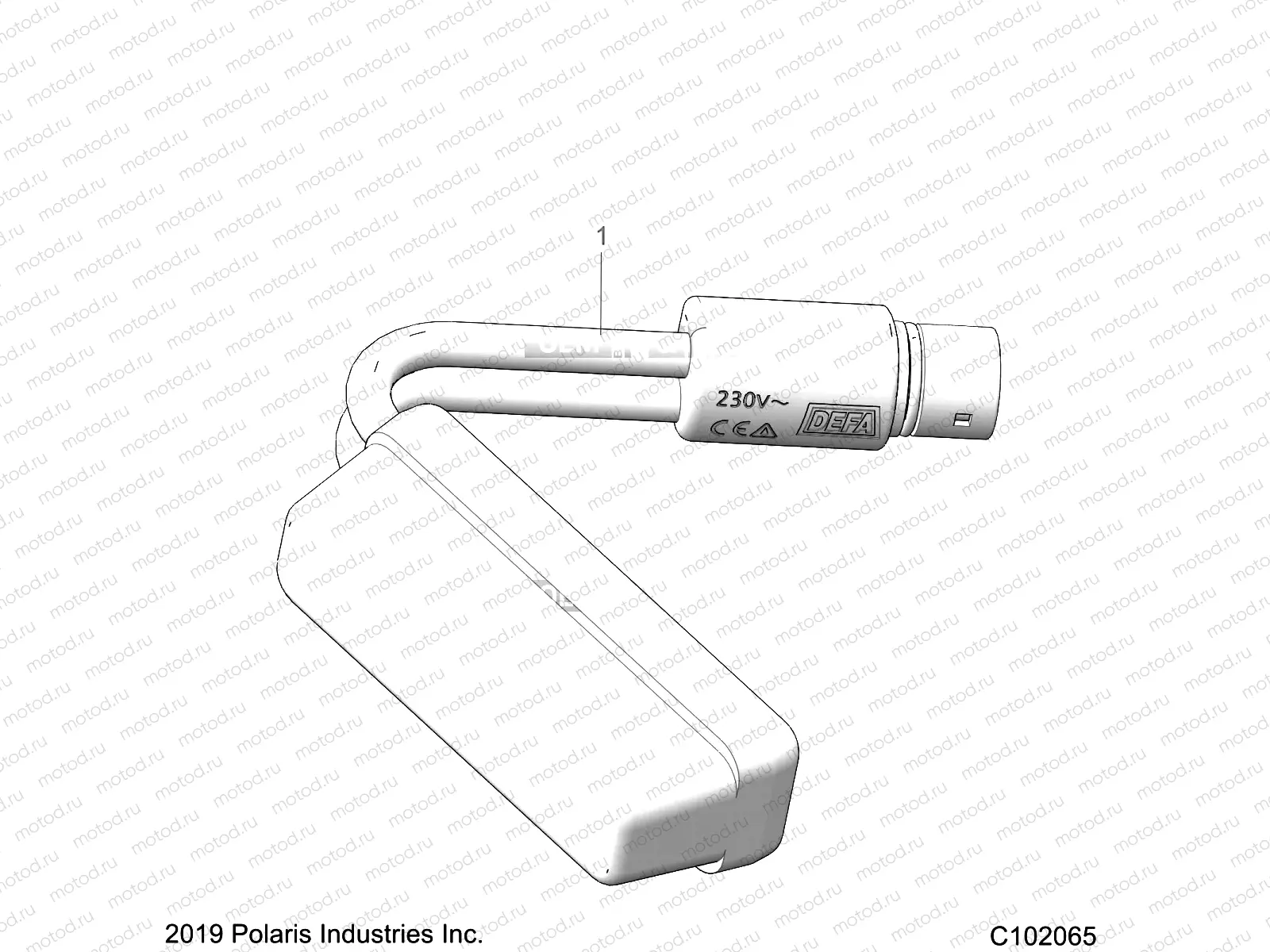 ELECTRICAL | ELECTRICAL, ENGINE BLOCK HEATER - A23SWS57C2 (C102065)