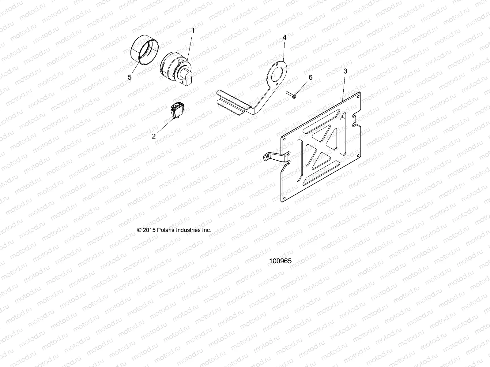 ELECTRICAL | ELECTRICAL, FOG LAMP and FRONT LICENSE BRACKET - A18SES57F1/F7/SET57F1