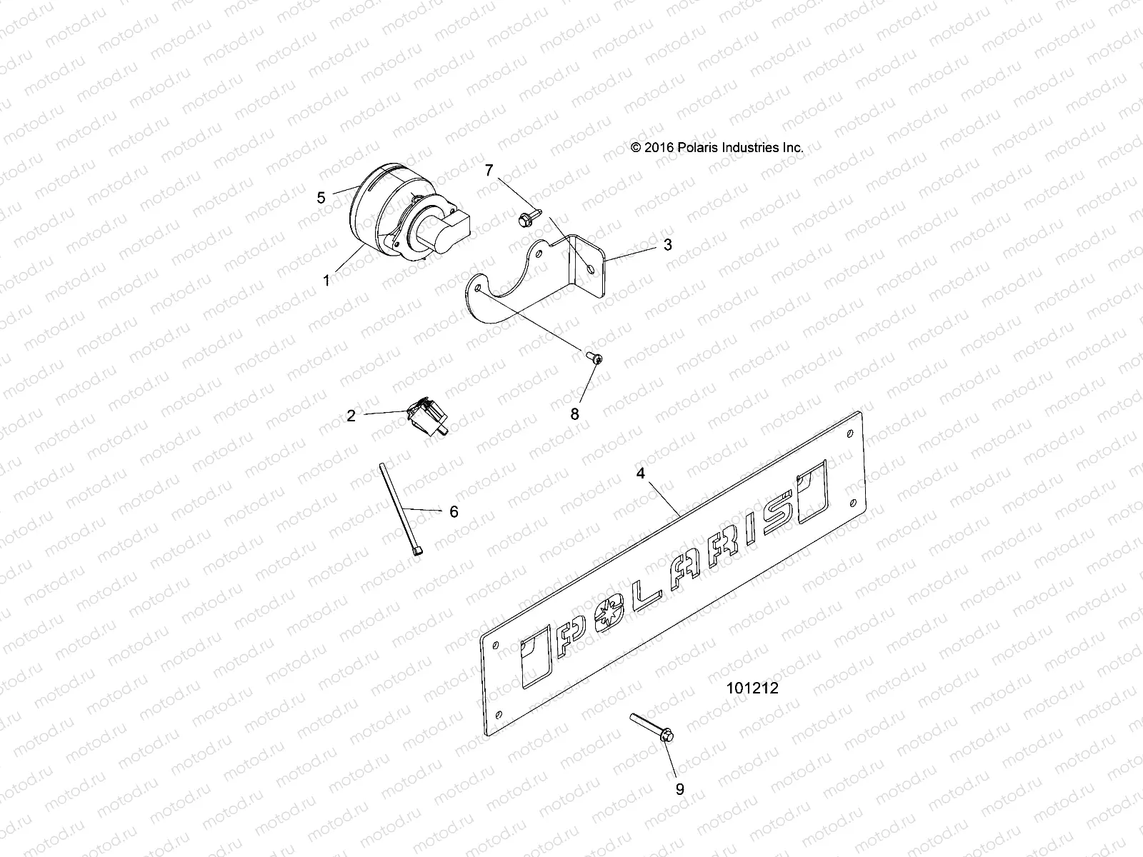 ELECTRICAL | ELECTRICAL, FOG LAMP and FRONT REGISTRATION PLATE - A19SXS95FR (101212)
