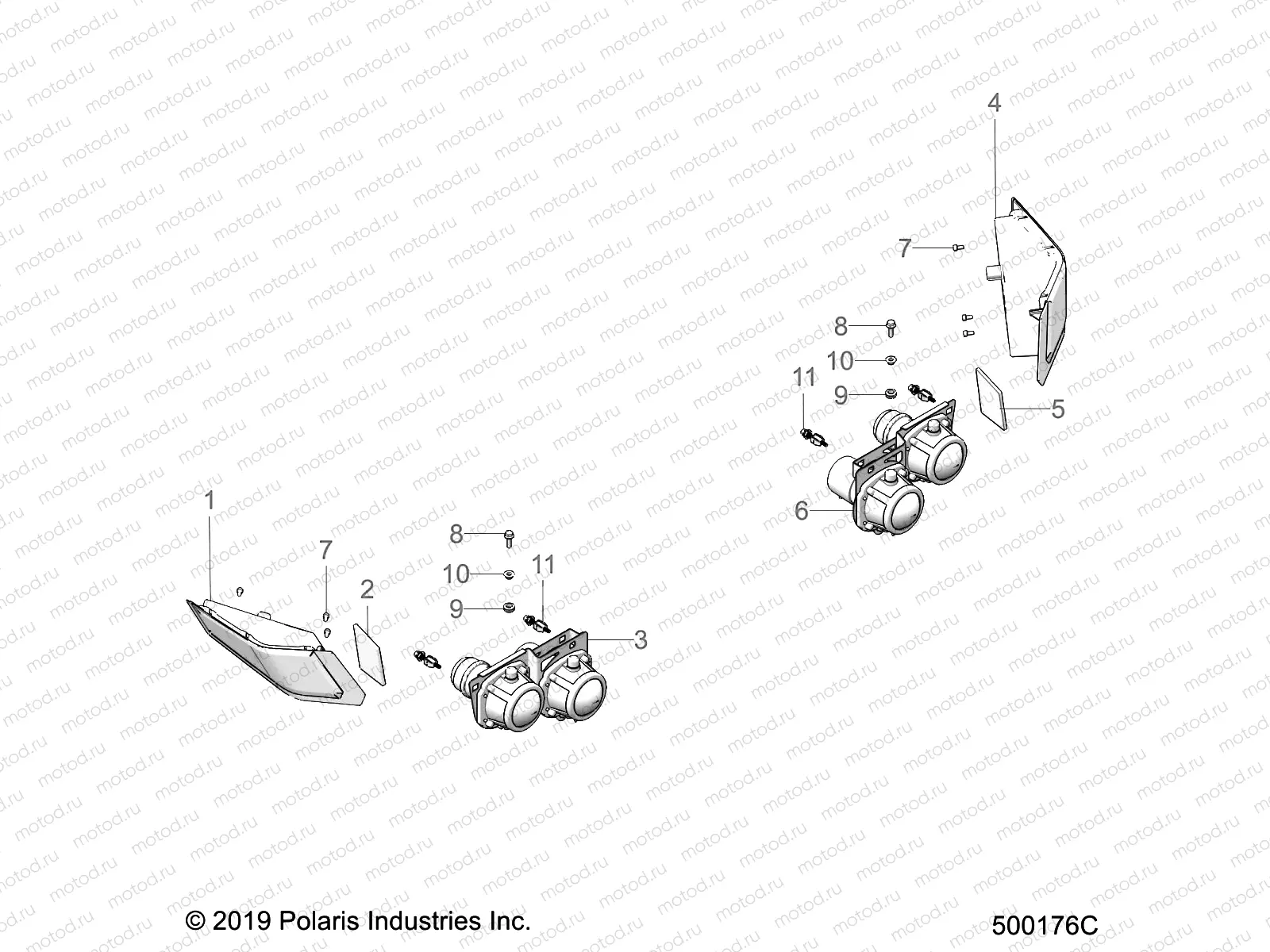 ELECTRICAL | ELECTRICAL, FORWARD LIGHTING (CANADA) - T21AAPHDC/RHBC CANADA ONLY (500176C)