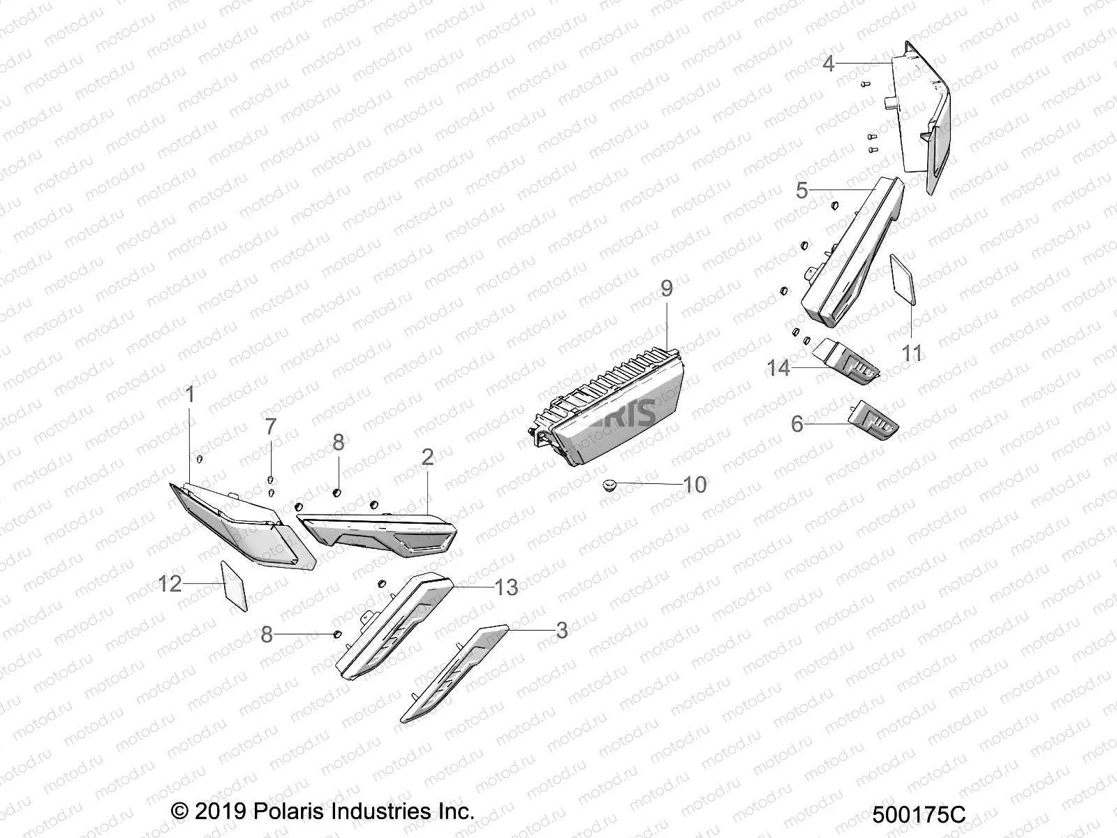 ELECTRICAL | ELECTRICAL, FORWARD LIGHTING (USA) - T21AAPHD/RHB/SHD/THD USA ONLY (500175C)
