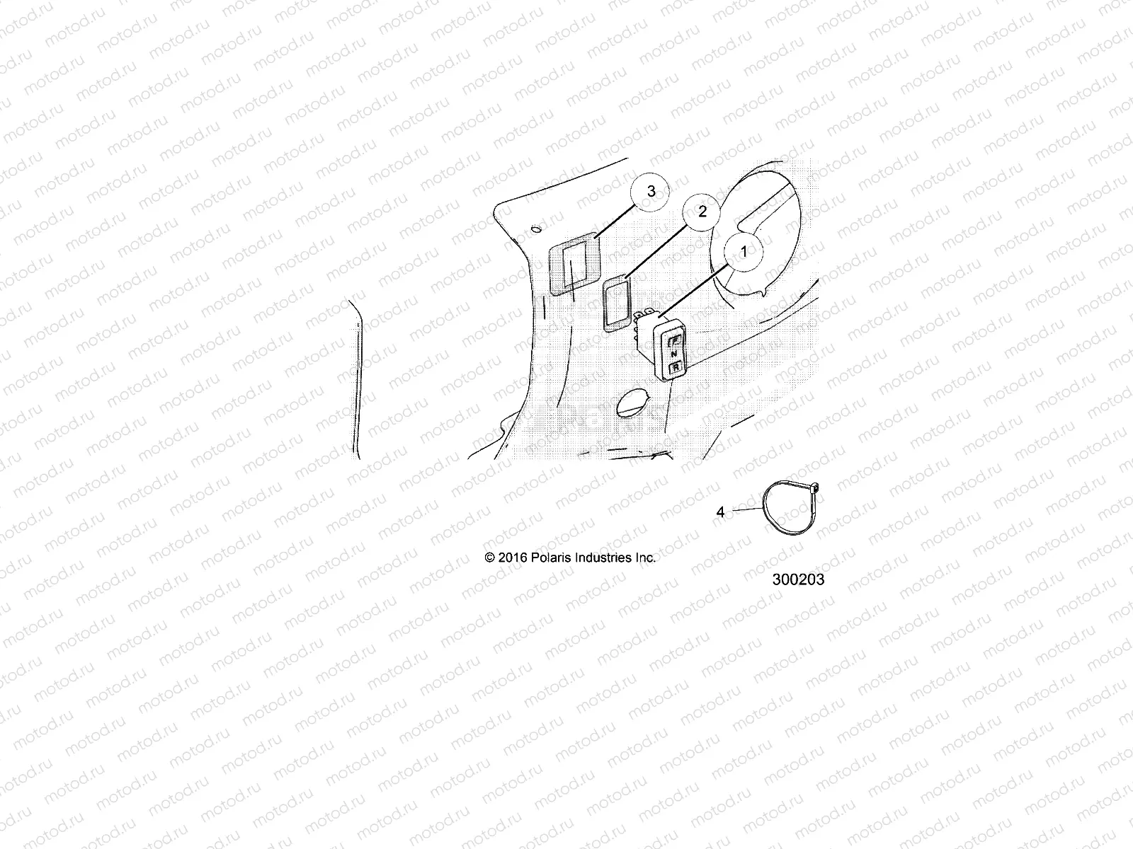ELECTRICAL | ELECTRICAL, FORWARD/NEUTRAL/REVERSE SWITCH - L16G2/4/ EURO