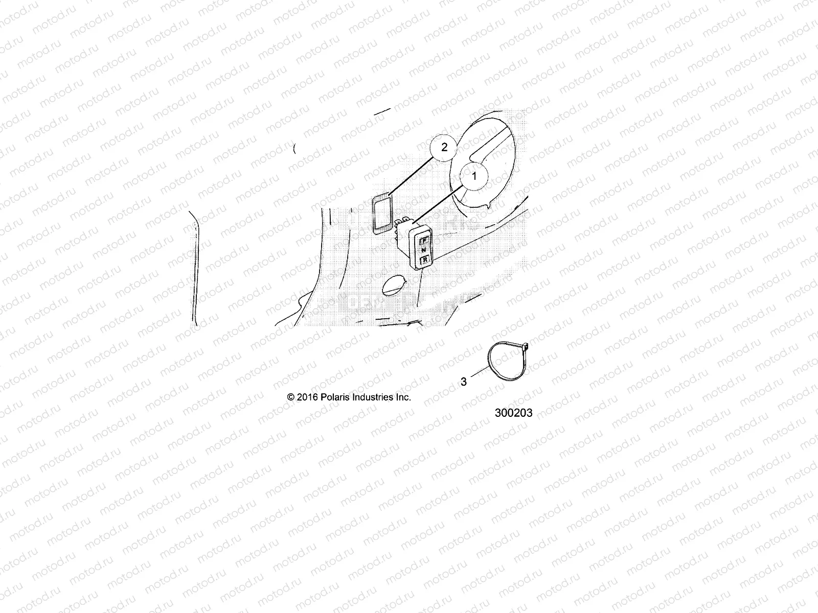 ELECTRICAL | ELECTRICAL, FORWARD/NEUTRAL/REVERSE SWITCH - L19G2/4/ EURO