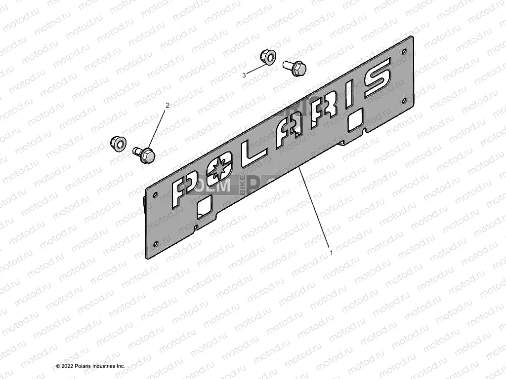 ELECTRICAL | ELECTRICAL, FRONT REGISTRATION PLATE - A23SLS95FK (C102428)