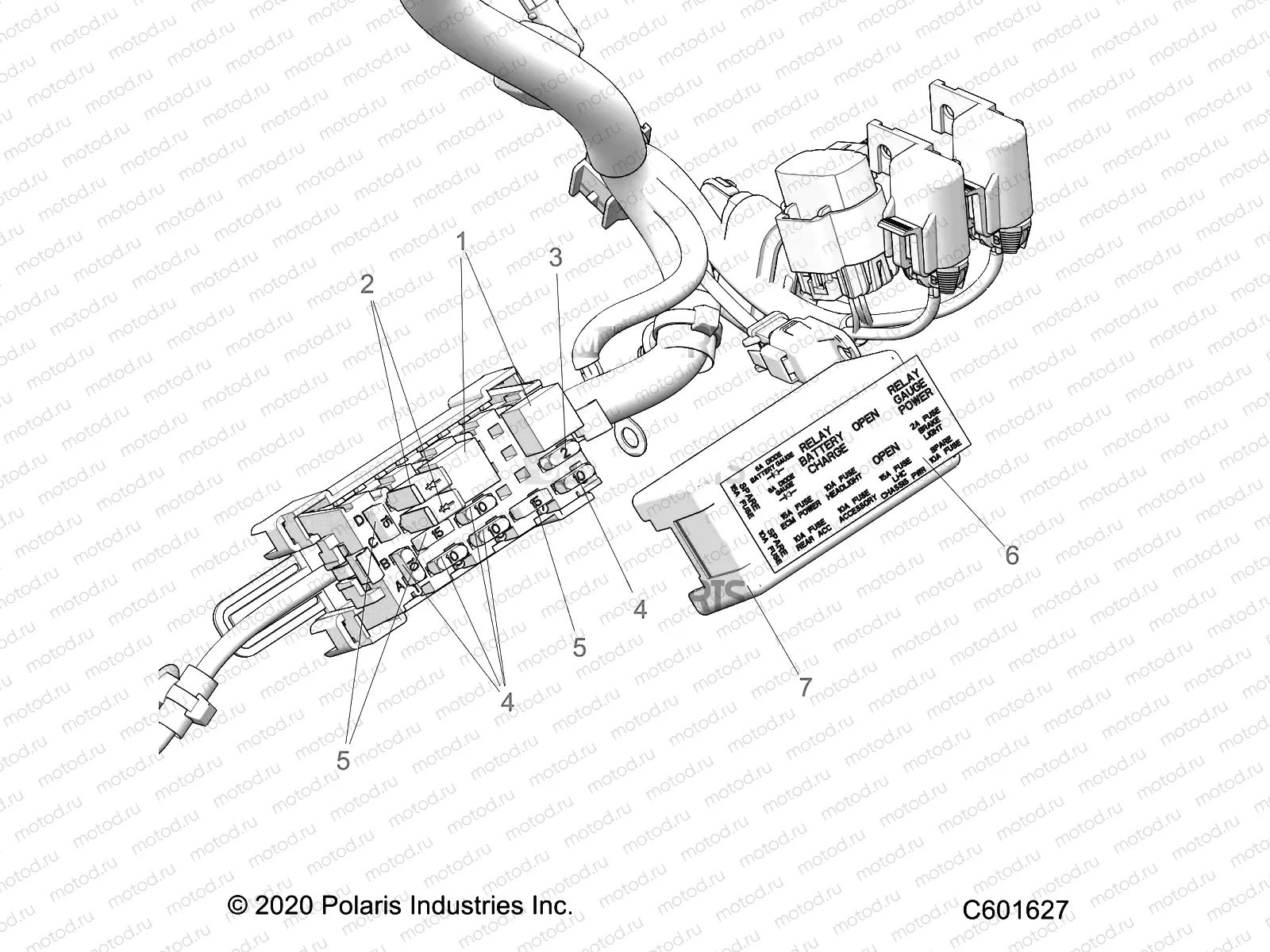 ELECTRICAL | ELECTRICAL, FUSE BLOCK, FUSES - S23TLC6RS/6RE C601939)