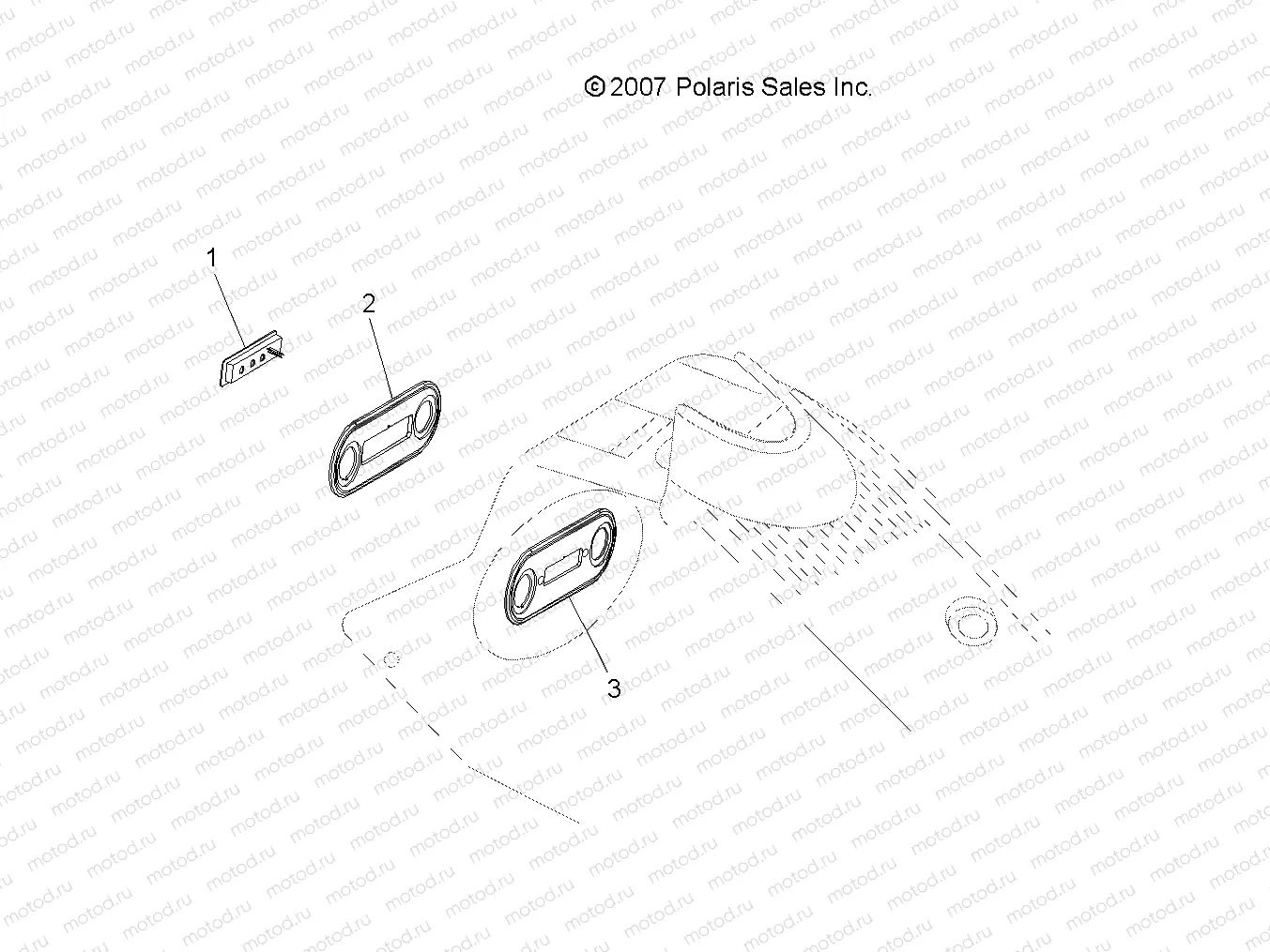 ELECTRICAL | ELECTRICAL, GAUGES and INDICATOR - A08BA32AA (49ATVGAUGES08SCRAM)