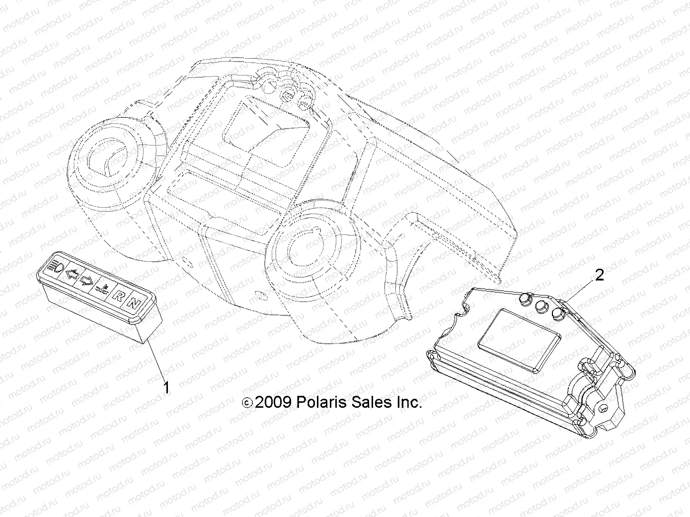 ELECTRICAL | ELECTRICAL, GAUGES and INDICATORS - A11NG50FA (49ATVGAUGES10BOSSI)