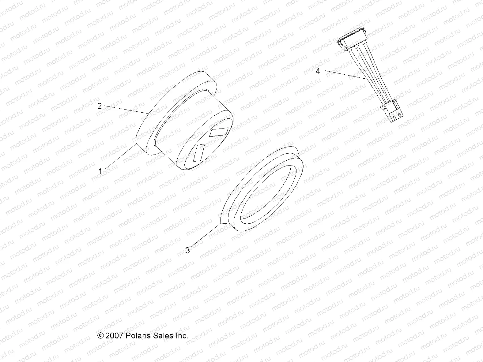 ELECTRICAL | ELECTRICAL, GAUGES and INDICATORS - A12MH50FF/FX/FY (49ATVGAUGES08X2500QUAD)