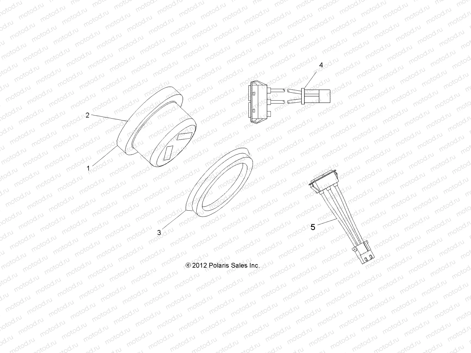 ELECTRICAL | ELECTRICAL, GAUGES and INDICATORS - A13MN50ET/EX (49ATVGAUGES13SP500TR)