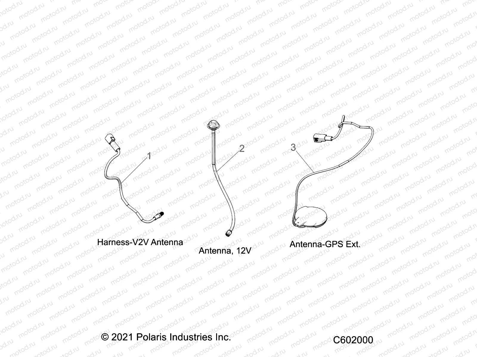 ELECTRICAL | ELECTRICAL, GPS HARNESS AND ANTENNA - S22TFG8MS/8ME (C602000)
