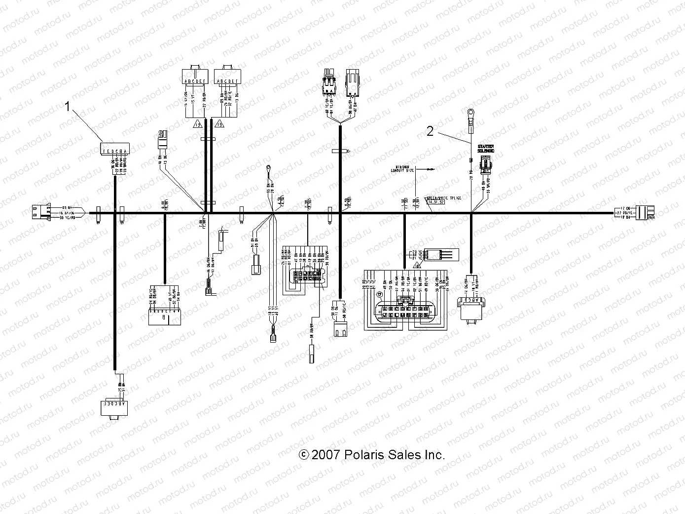 ELECTRICAL | ELECTRICAL, HARNESS - A09BA32AA (49ATVHARNESS08TB)