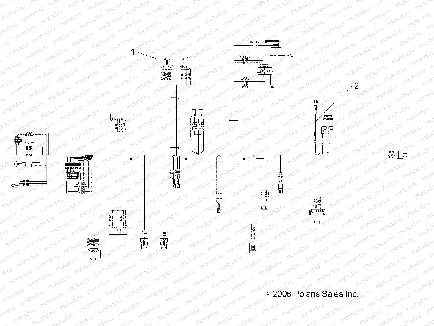 ELECTRICAL | ELECTRICAL, HARNESS - A09BG50AA (49ATVHARNESS09SCRAM)