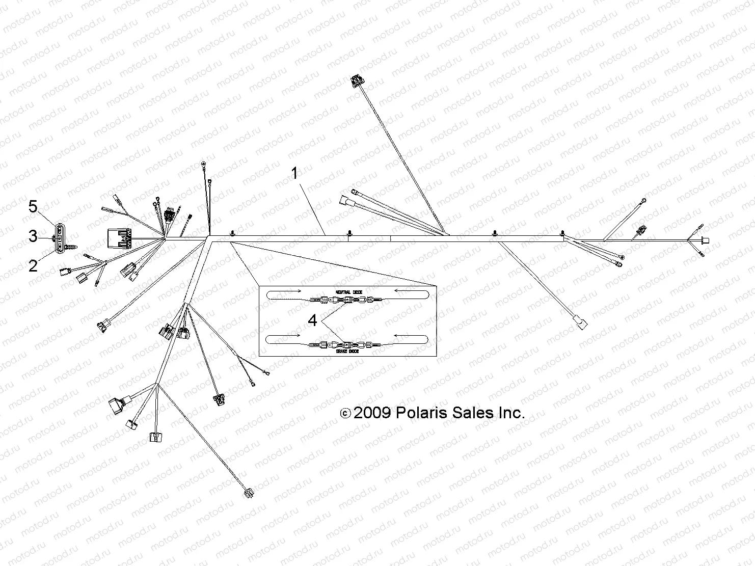 ELECTRICAL | ELECTRICAL, HARNESS - A10NA32FA (49ATVHARNESS10TBI)