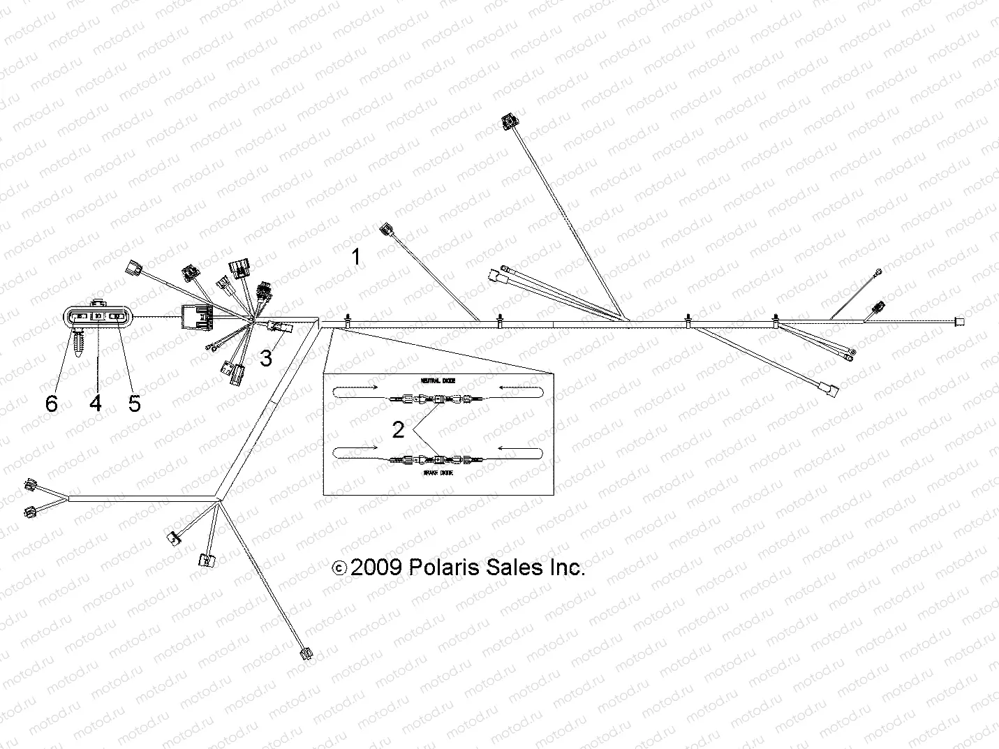 ELECTRICAL | ELECTRICAL, HARNESS - A10NG50AA (49ATVHARNESS10SCRAM)