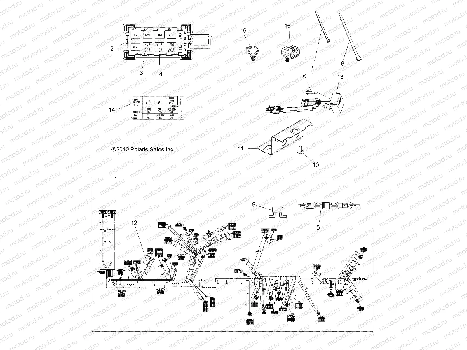 ELECTRICAL | ELECTRICAL, HARNESS - A11TN85AA (49ATVHARNESS11SP850X2)