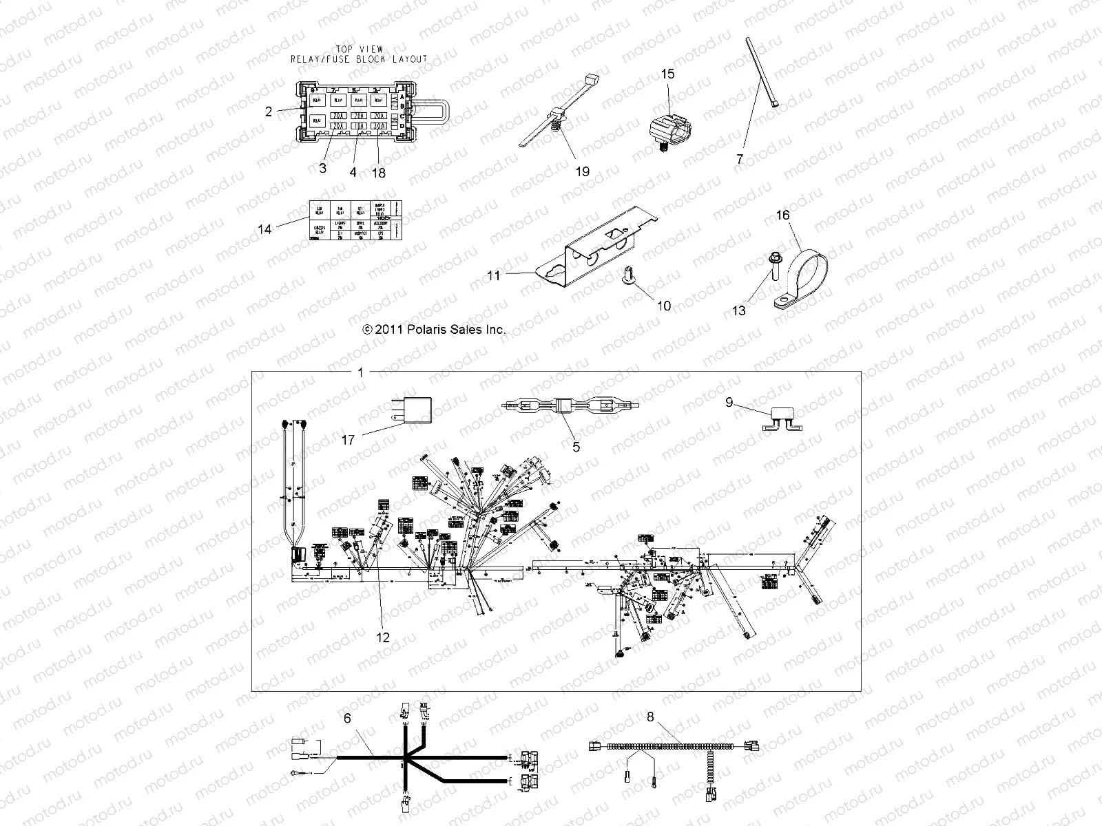 ELECTRICAL | ELECTRICAL, HARNESS - A12ZN5EAD/EAH/EAL/EAM/EAO/EAT (49ATVHARNESS12SPEPS550)
