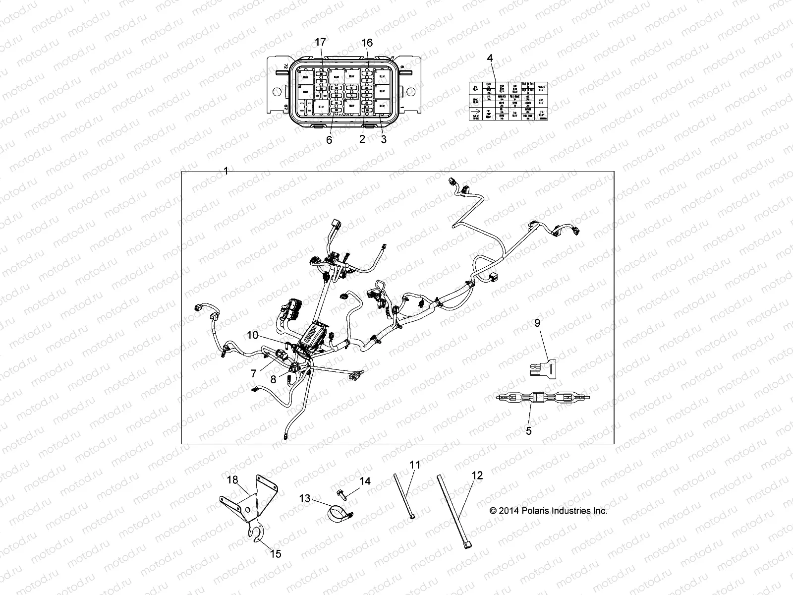 ELECTRICAL | ELECTRICAL, HARNESS - A15SET57CA/S57CJ/CA (49ATVHARNESS15TRCTR)
