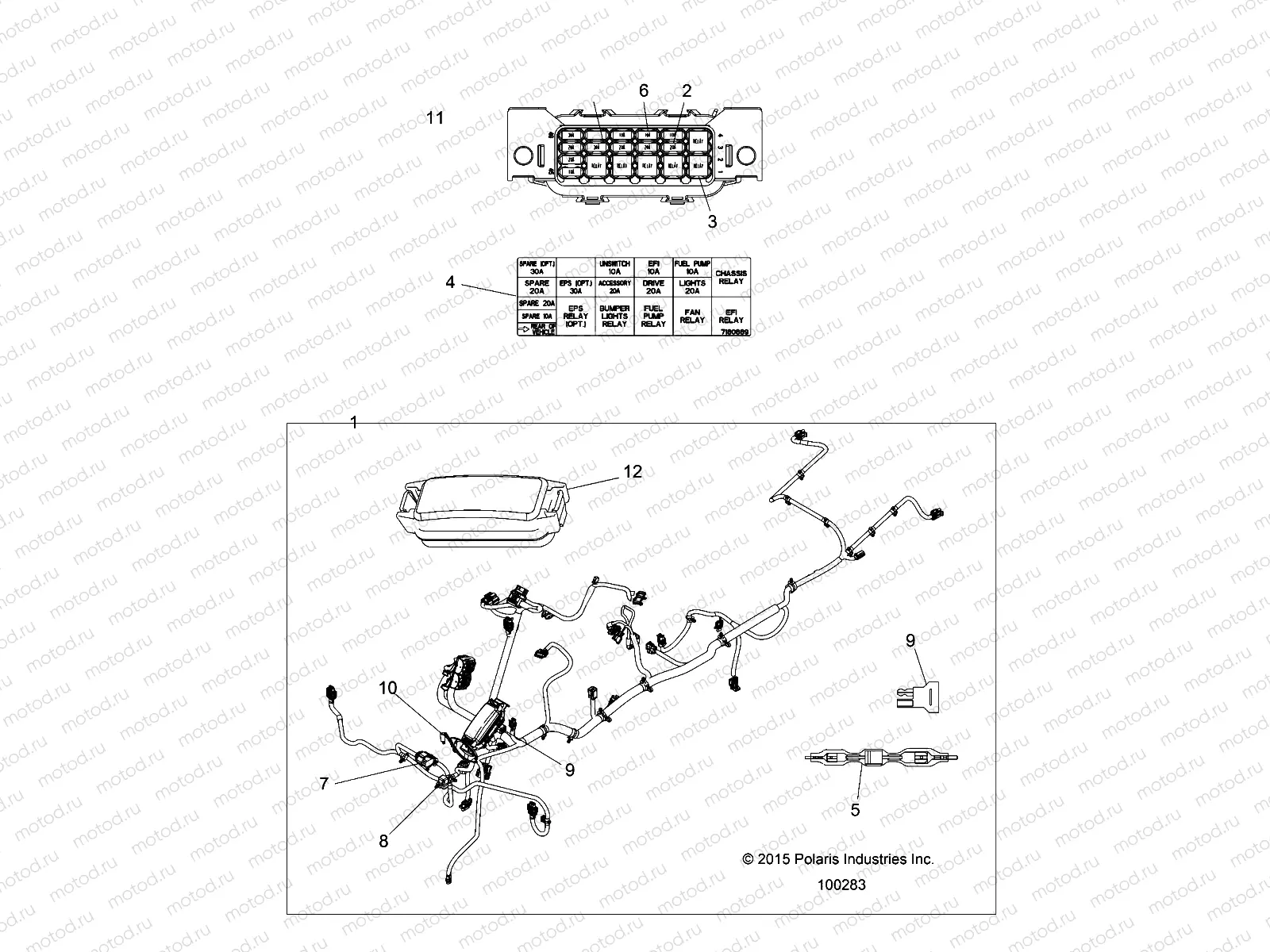 ELECTRICAL | ELECTRICAL, HARNESS - A16SUE57F1 (100283)