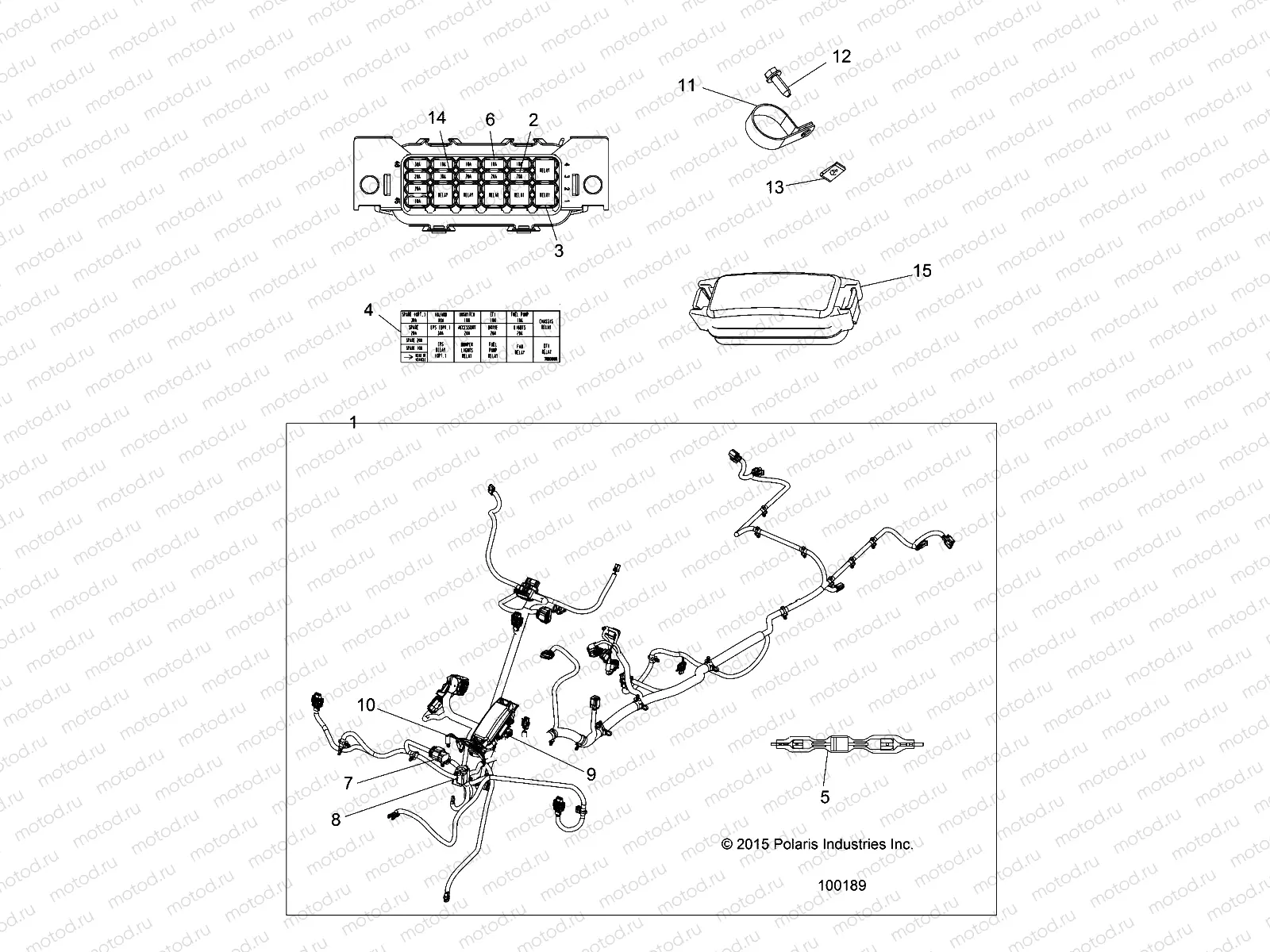 ELECTRICAL | ELECTRICAL, HARNESS - A16SUH57N6 (100189)